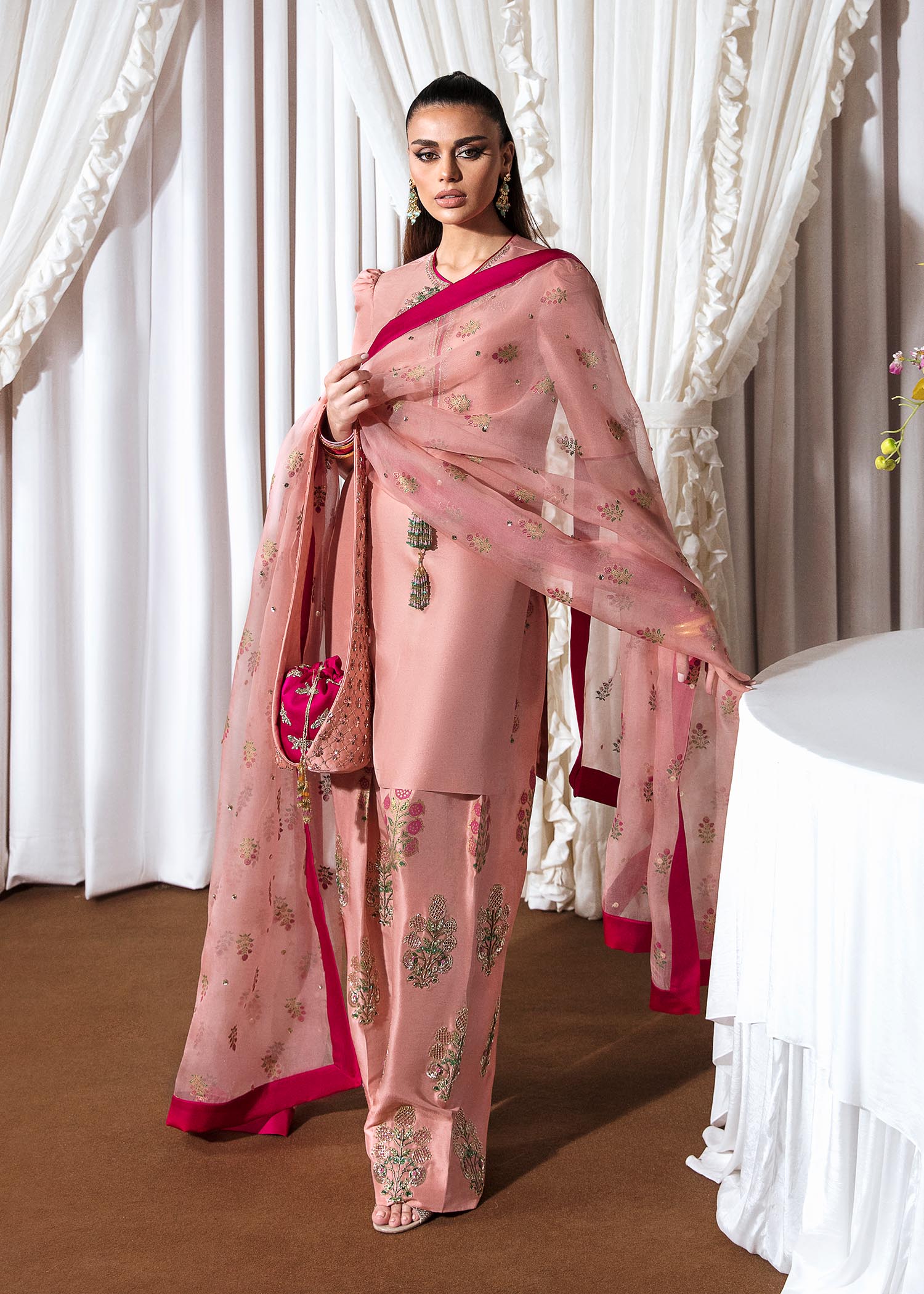 Hussain Rehar | Basic Not Basic |  Incarnat - House Of Hania