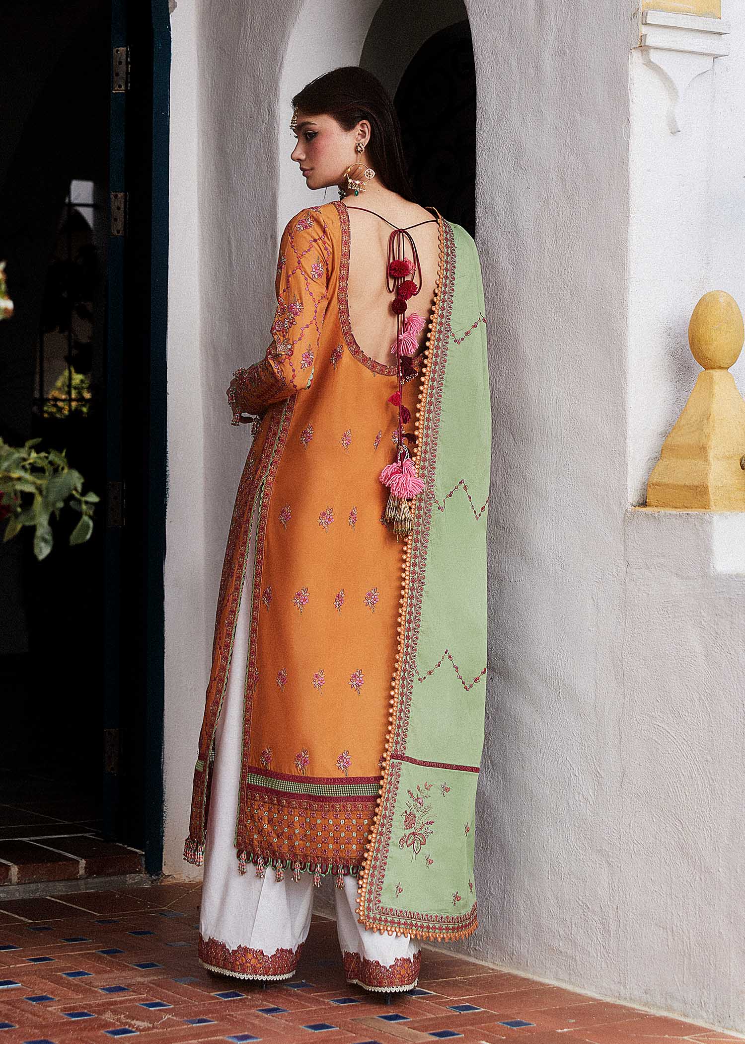 Hussain Rehar | Eid Luxury Lawn SS/24 | Amira - House Of Hania