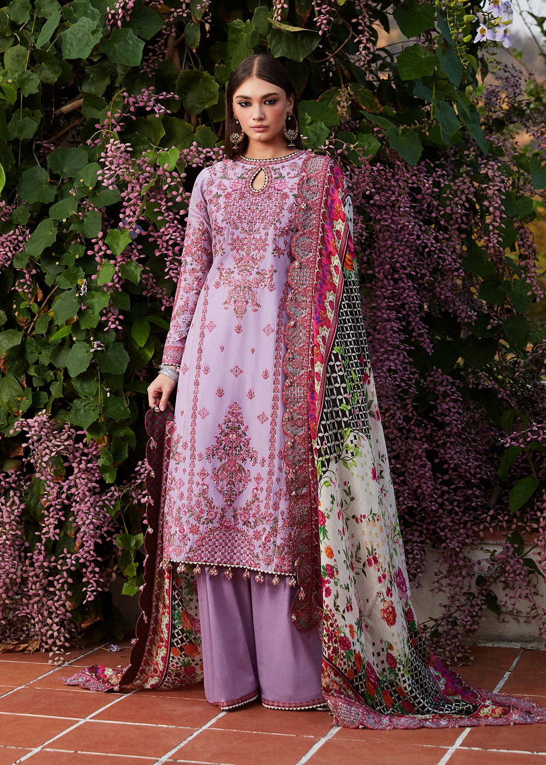 Hussain Rehar | Eid Luxury Lawn SS/24 | Ayzel - House Of Hania