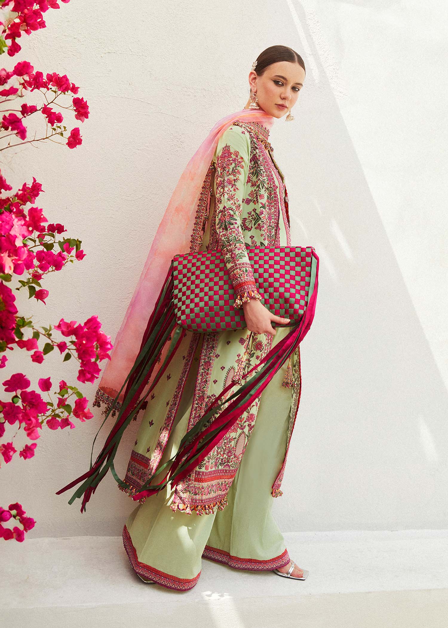 Hussain Rehar | Eid Luxury Lawn SS/24 | Eira - House Of Hania