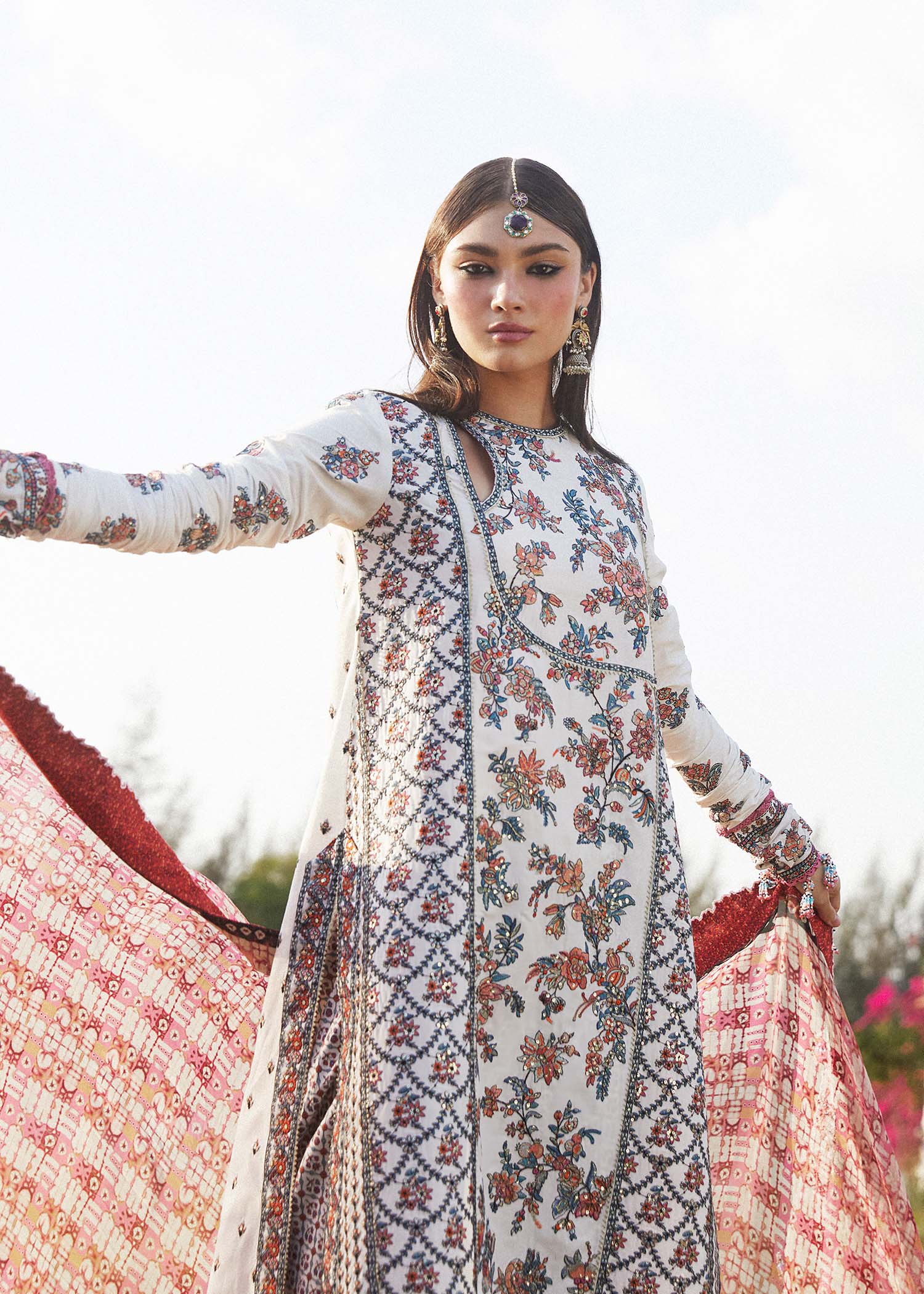 Hussain Rehar | Eid Luxury Lawn SS/24 | Elara - House Of Hania