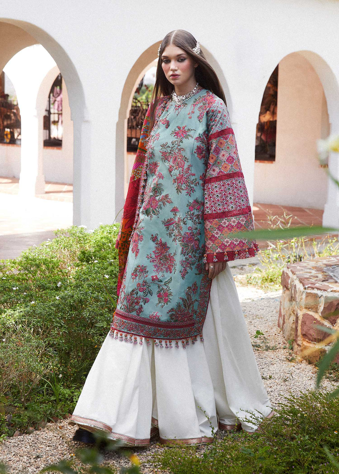 Hussain Rehar | Eid Luxury Lawn SS/24 | Floret - House Of Hania