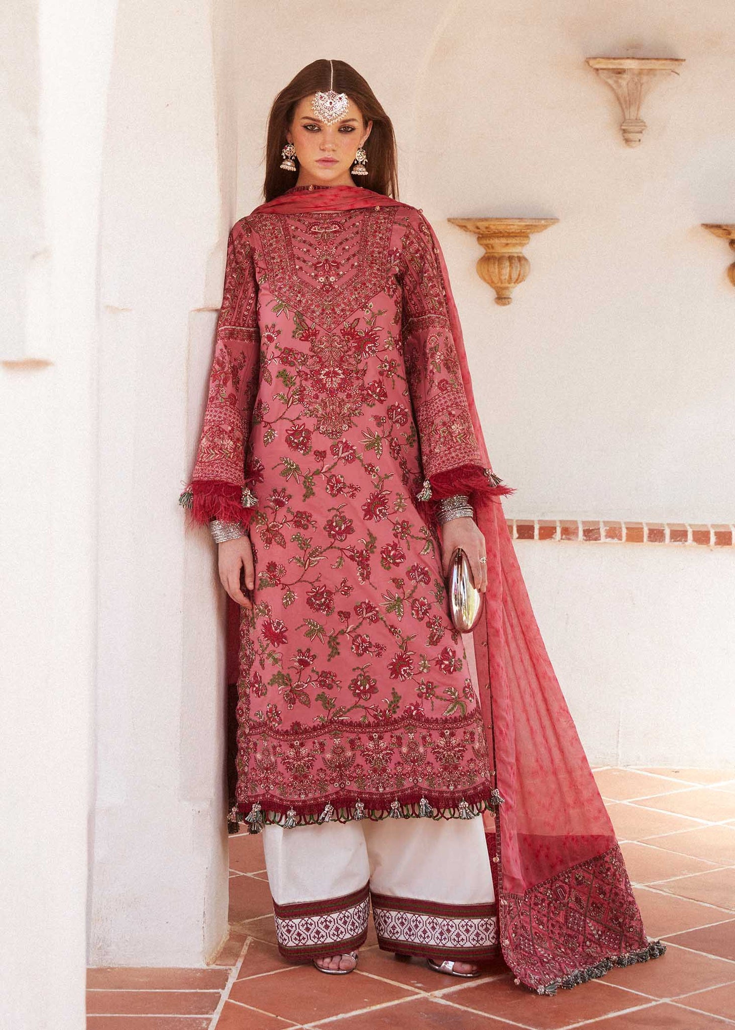 Hussain Rehar | Eid Luxury Lawn SS/24 | Layla - House Of Hania