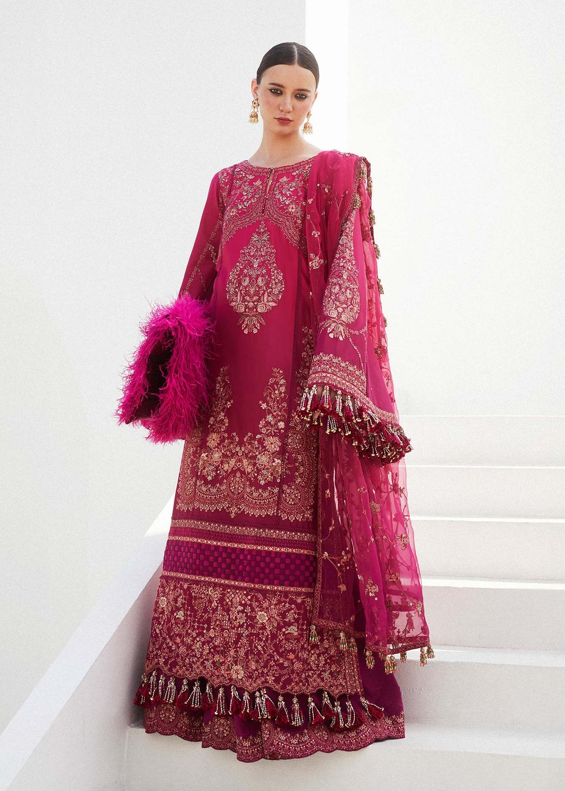 Hussain Rehar | Eid Luxury Lawn SS/24 | Nora - House Of Hania