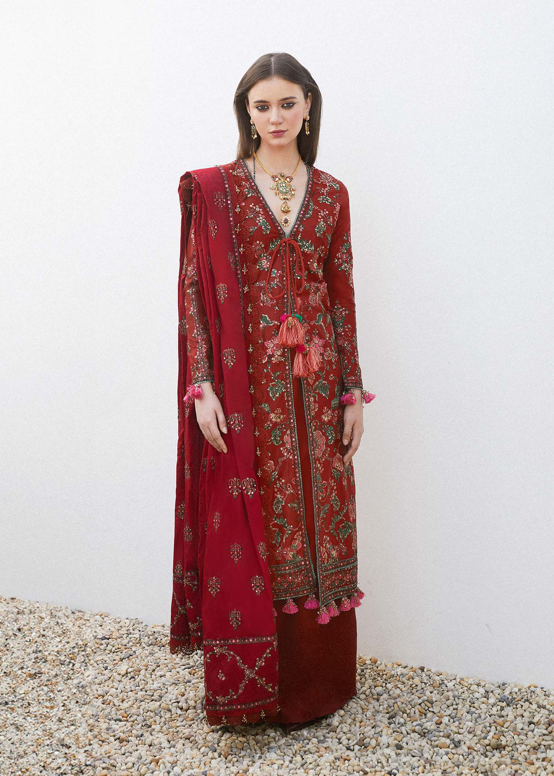 Hussain Rehar | Eid Luxury Lawn SS/24 | Ruhi - House Of Hania