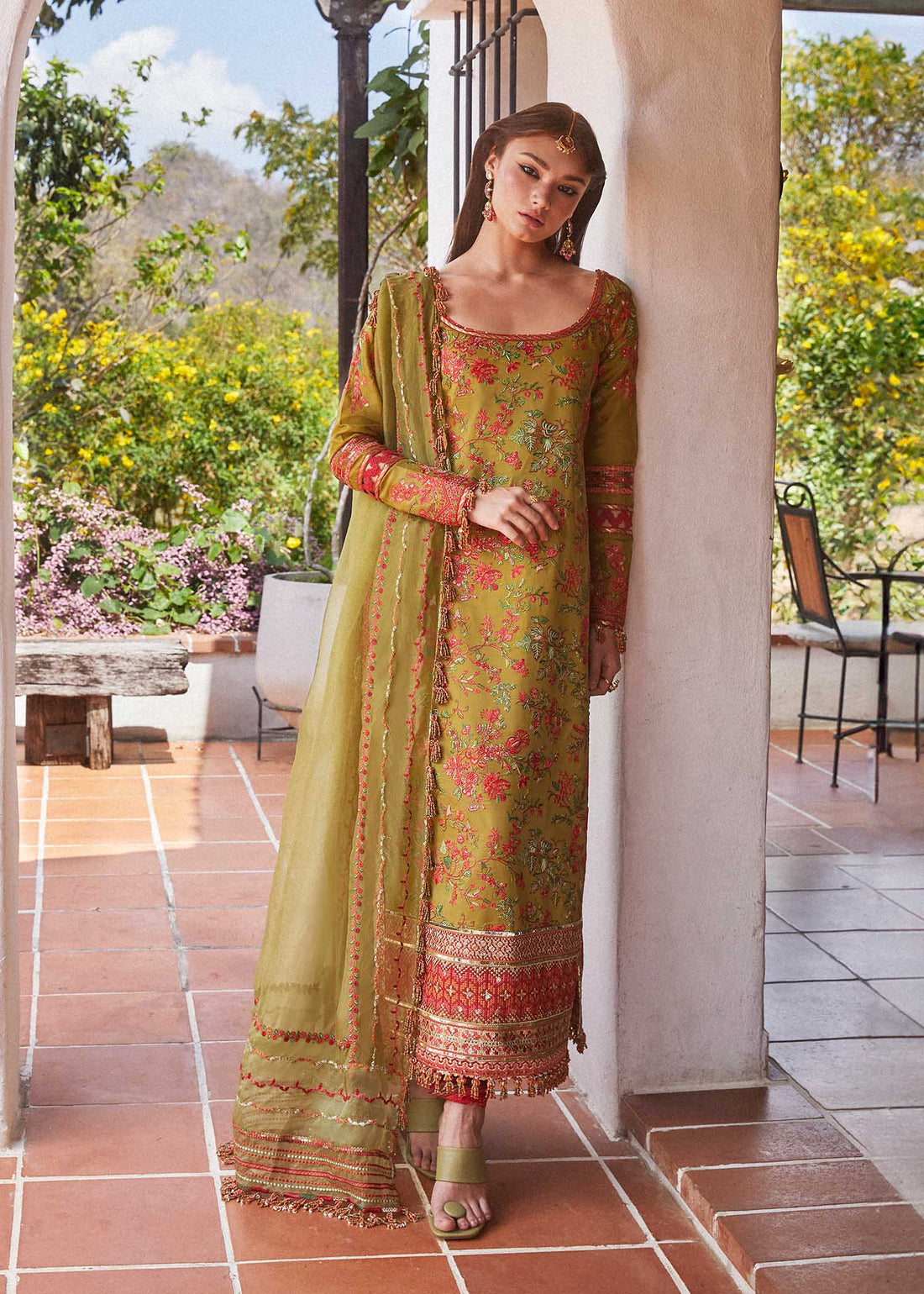 Hussain Rehar | Eid Luxury Lawn SS/24 | Sorbet - House Of Hania