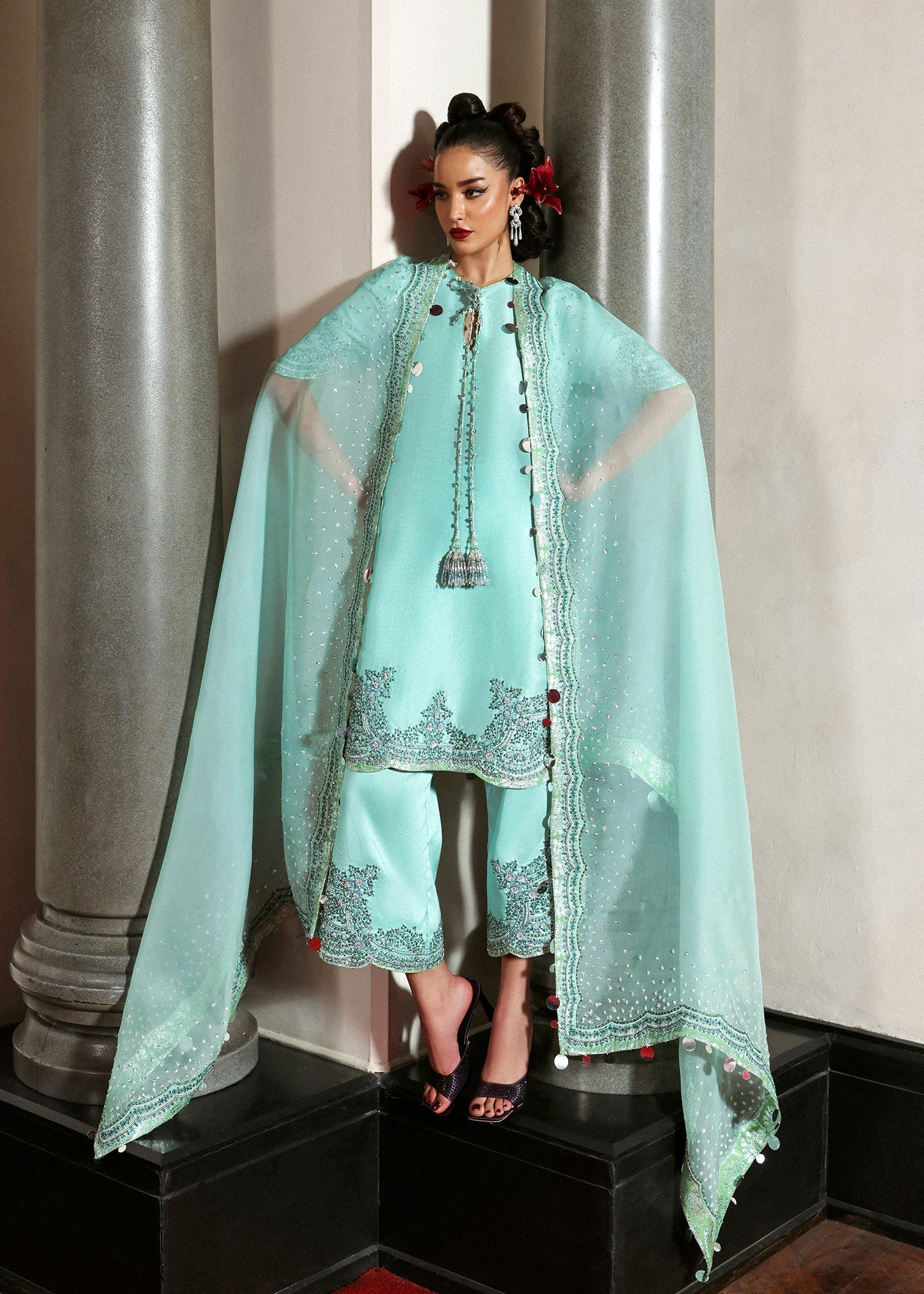 Hussain Rehar I The Scent Luxury Pret 25 I Mynt - House Of Hania