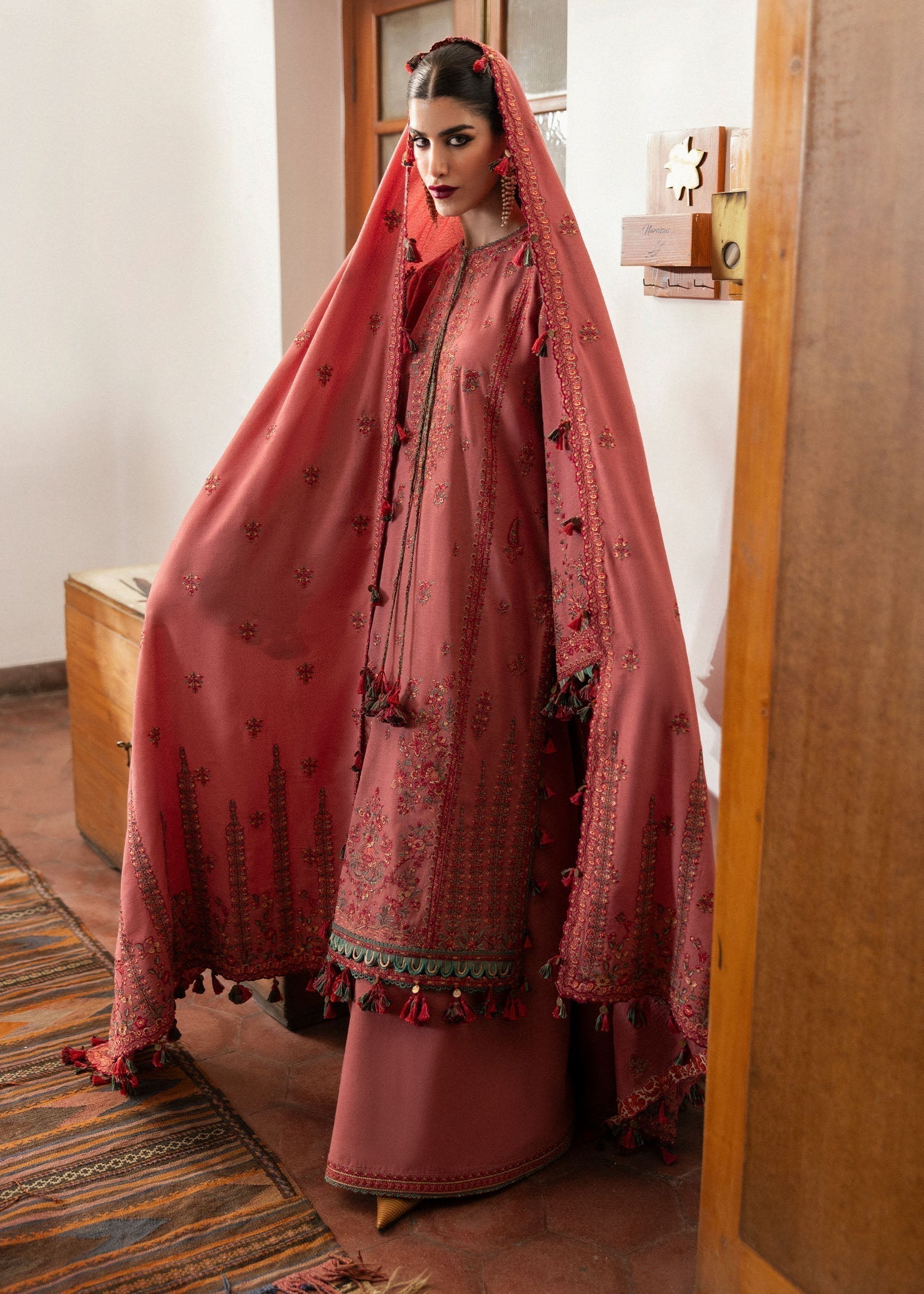 Hussain Rehar | Karandi Winter 24 | Tulle - House Of Hania