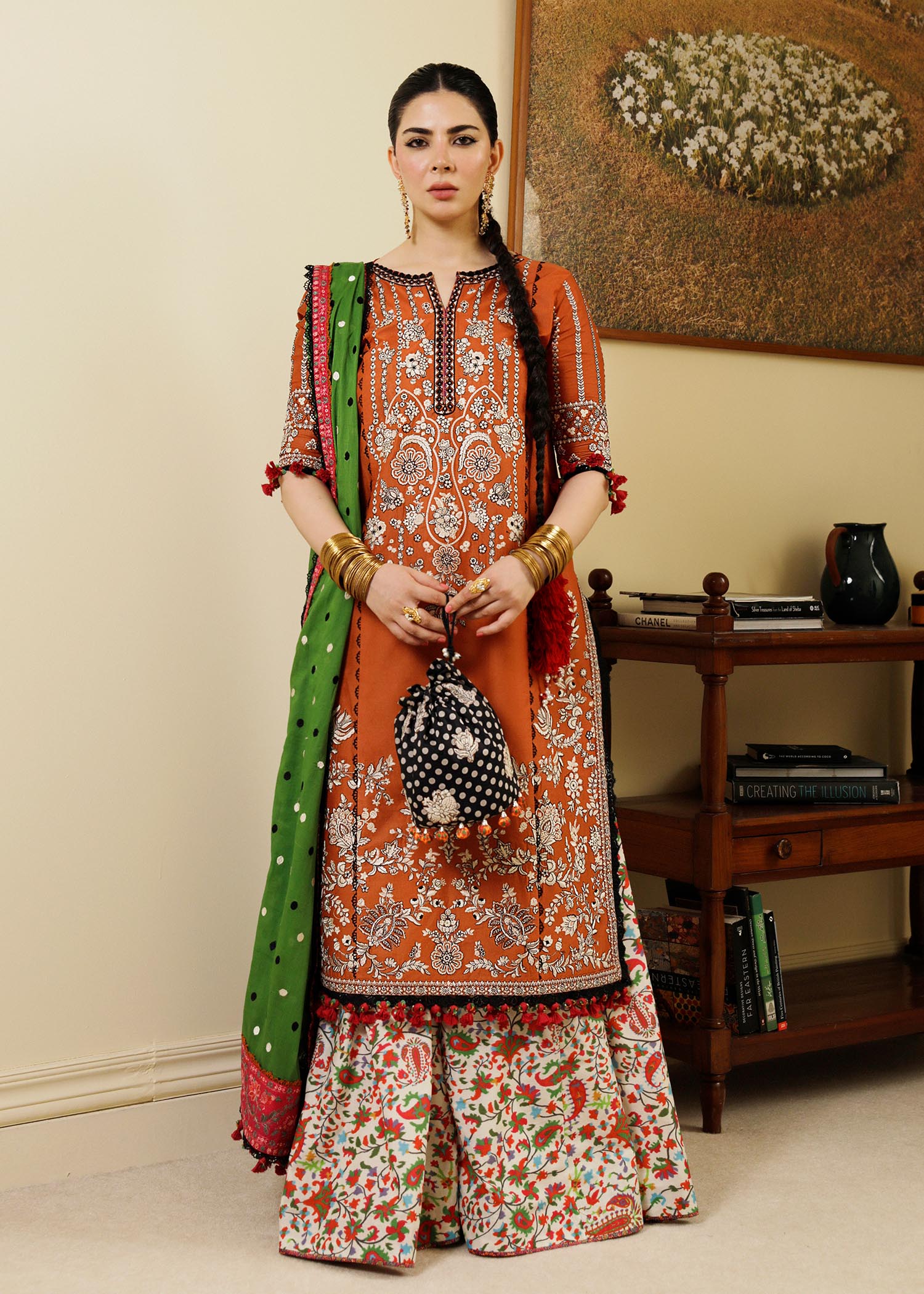 Hussain Rehar | Lawn SS 2023 | Stardust - House Of Hania