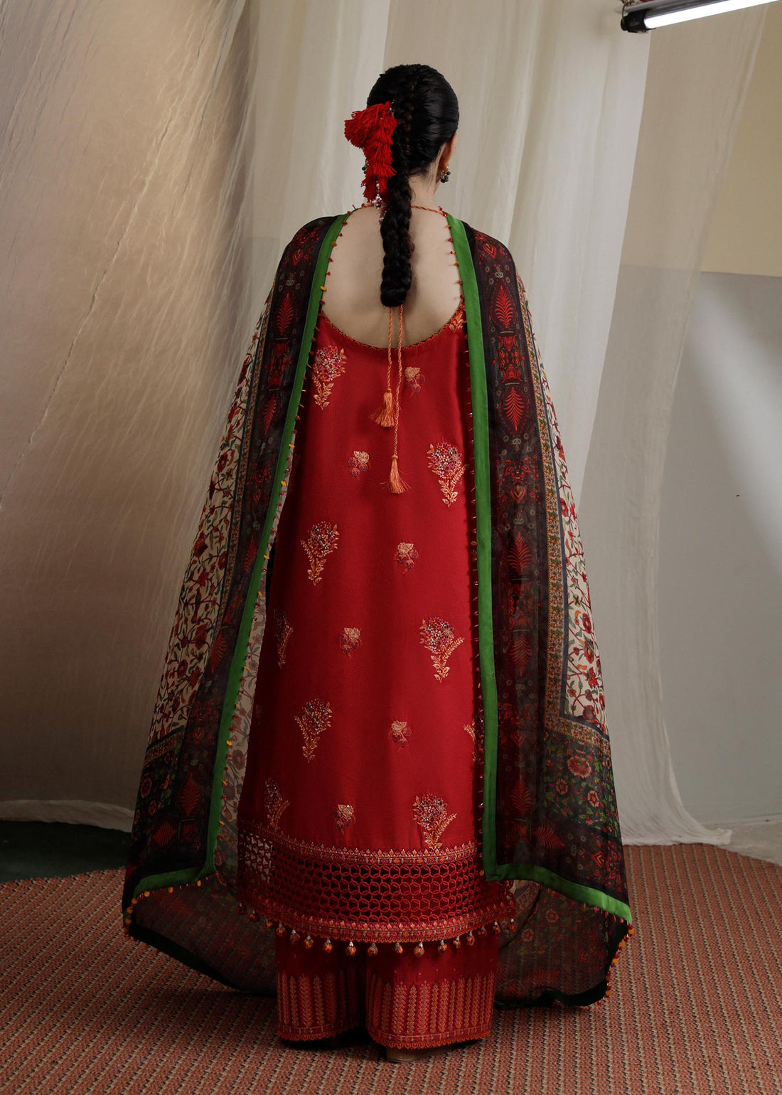 Hussain Rehar | Lawn SS 23 | Berry - House Of Hania