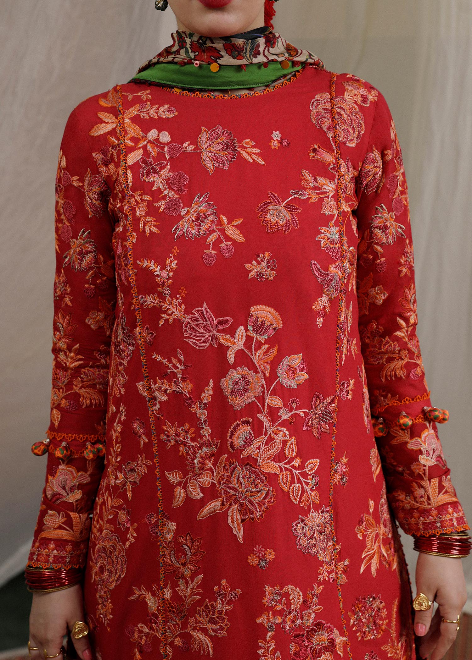Hussain Rehar | Lawn SS 23 | Berry - House Of Hania