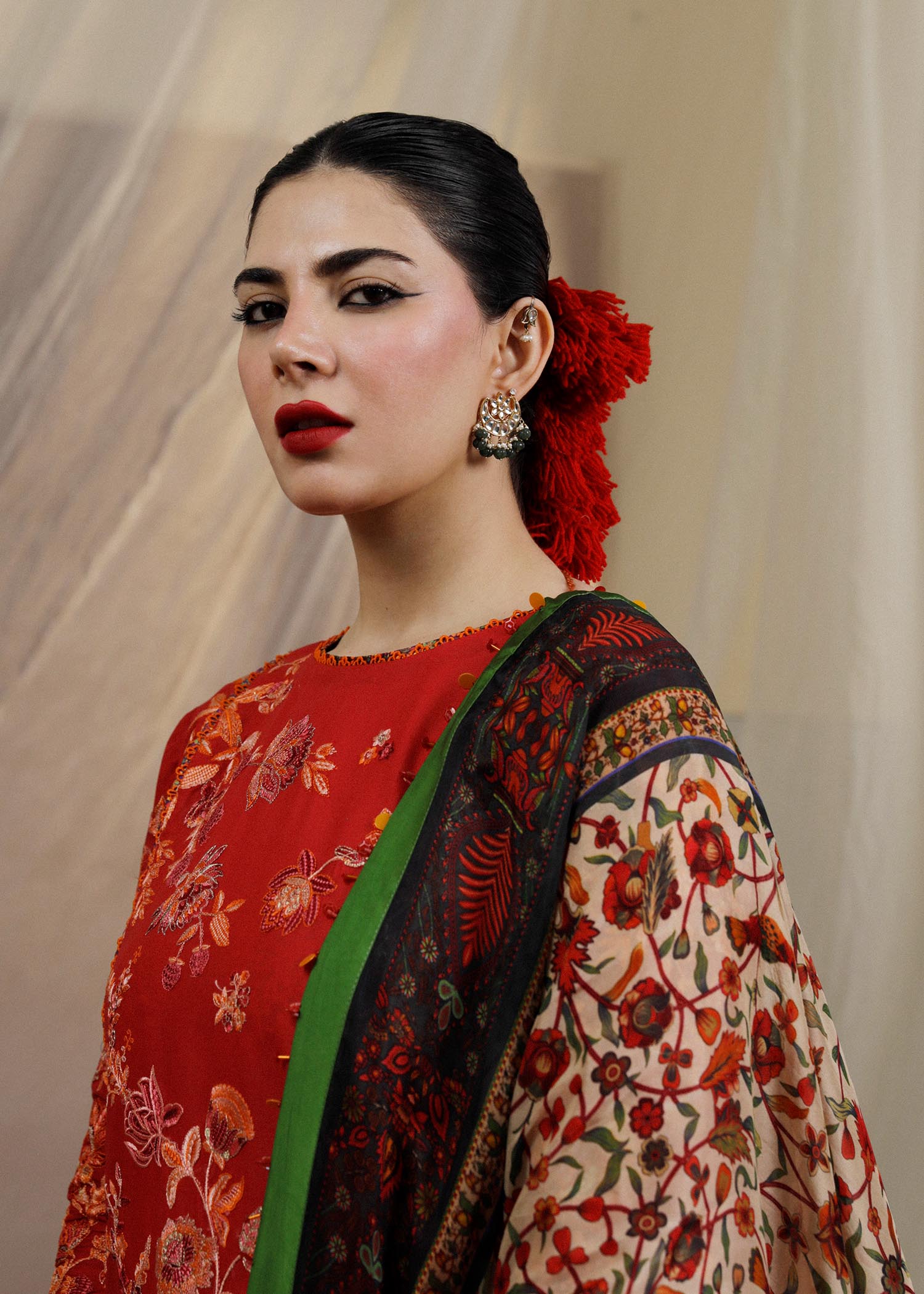 Hussain Rehar | Lawn SS 23 | Berry - House Of Hania