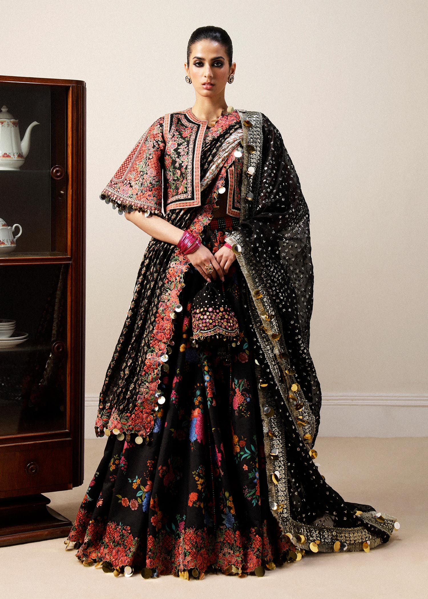 Hussain Rehar | Luxury Formals | Kala - House Of Hania