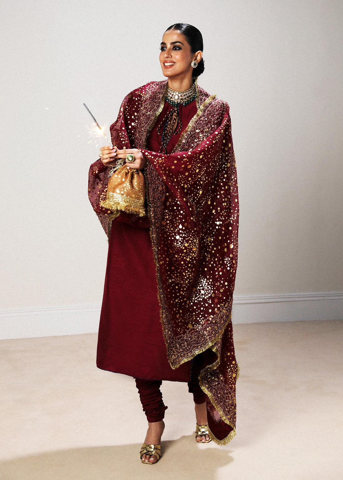 Hussain Rehar | Luxury Formals | Surkh - House Of Hania