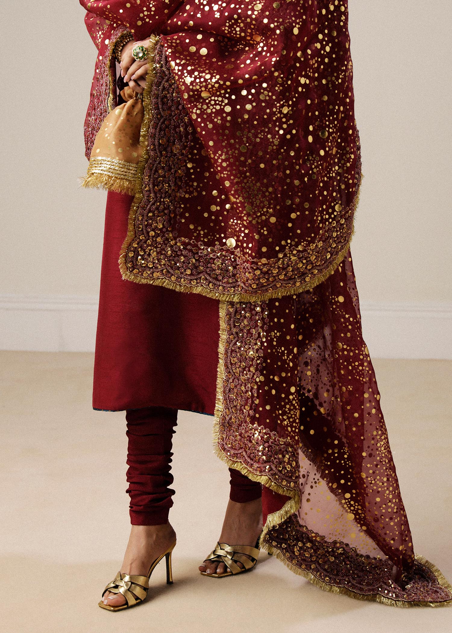 Hussain Rehar | Luxury Formals | Surkh - House Of Hania