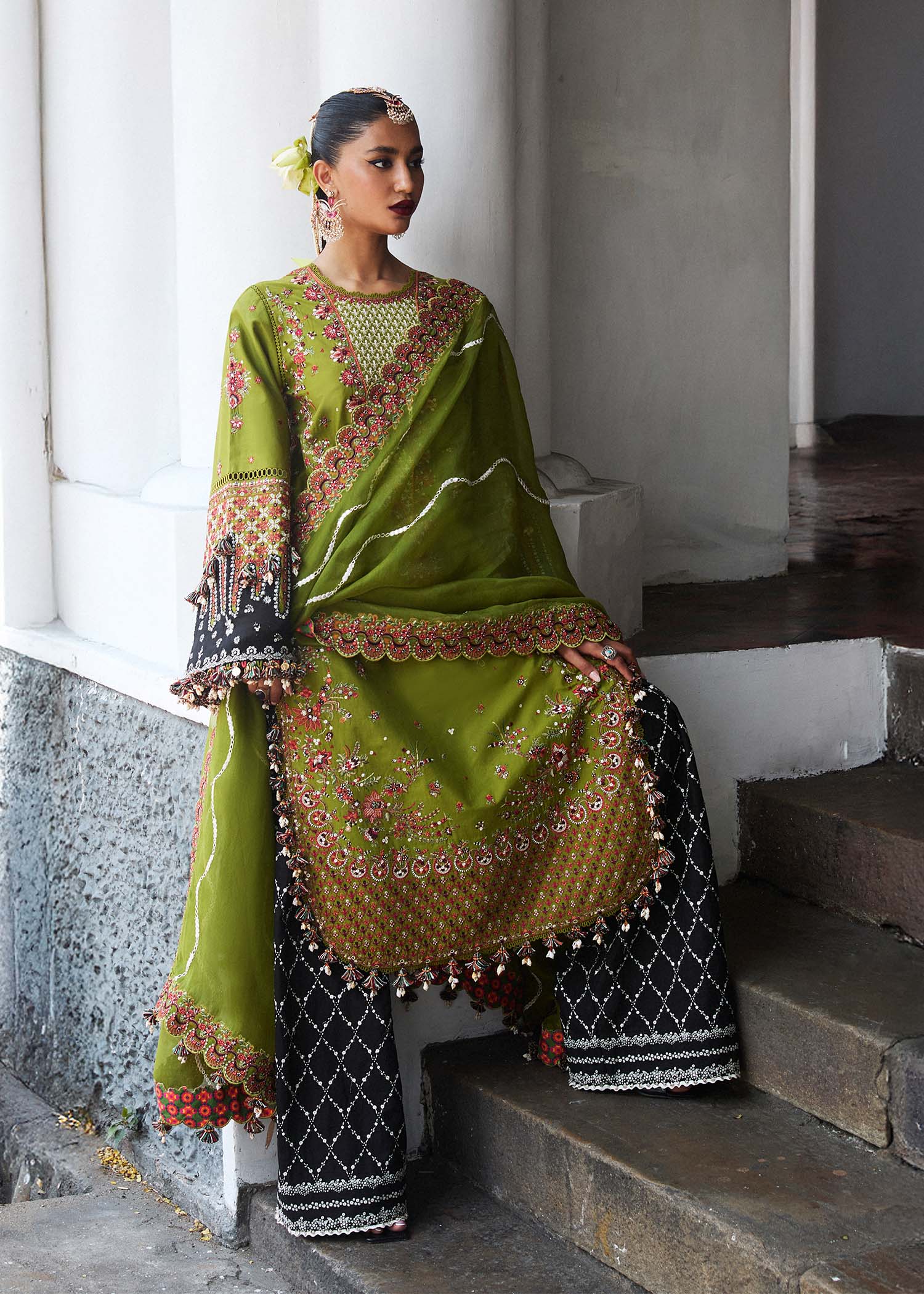 Hussain Rehar | Luxury Lawn 25 | Abass - House Of Hania