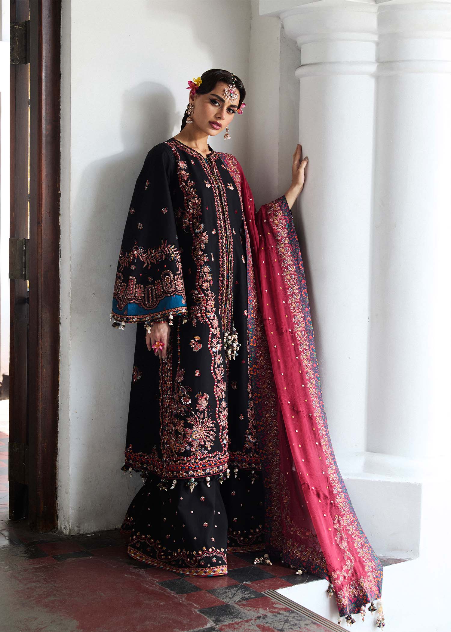 Hussain Rehar | Luxury Lawn 25 | Bliz - House Of Hania
