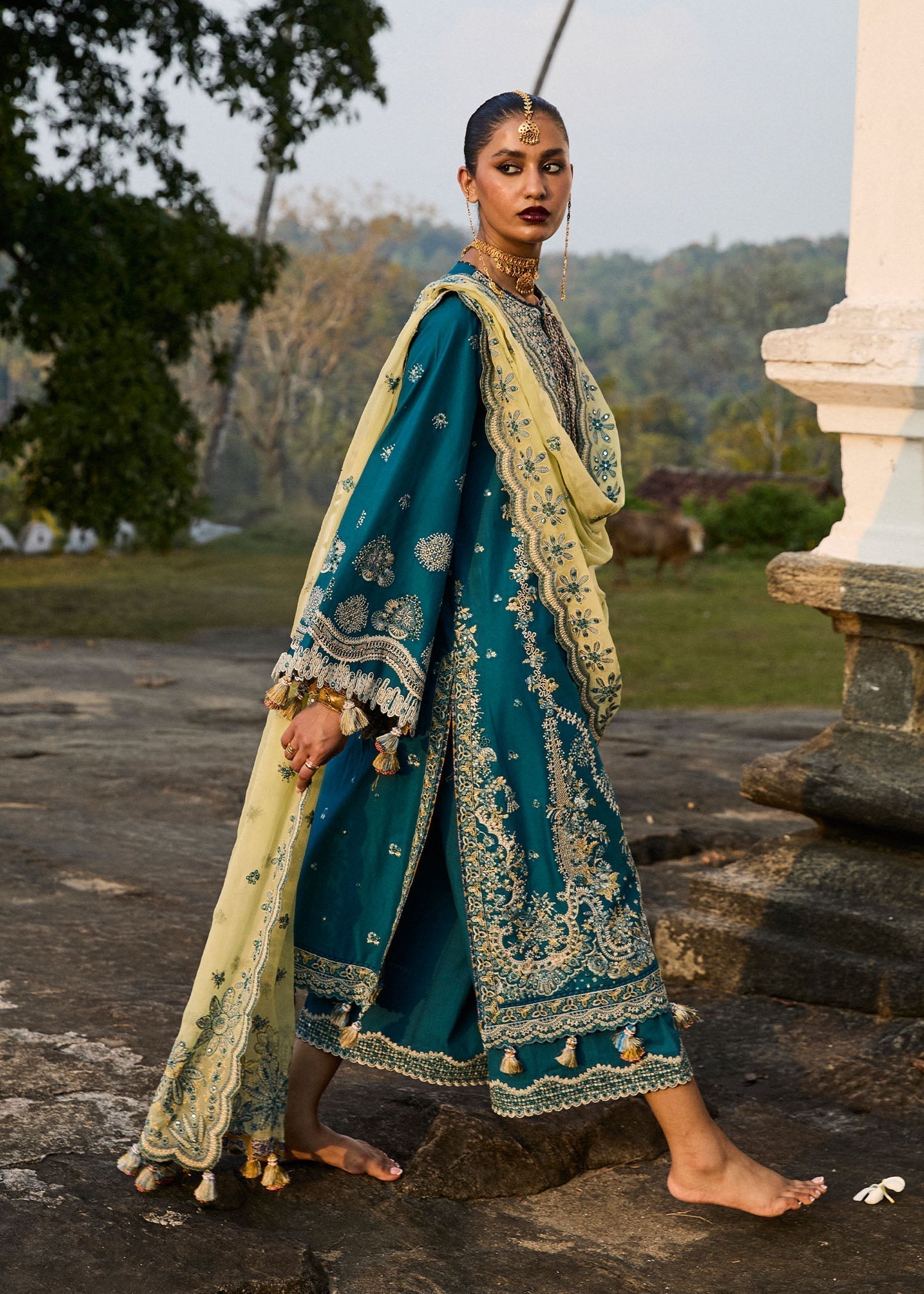 Hussain Rehar | Luxury Lawn 25 | Eupic - House Of Hania