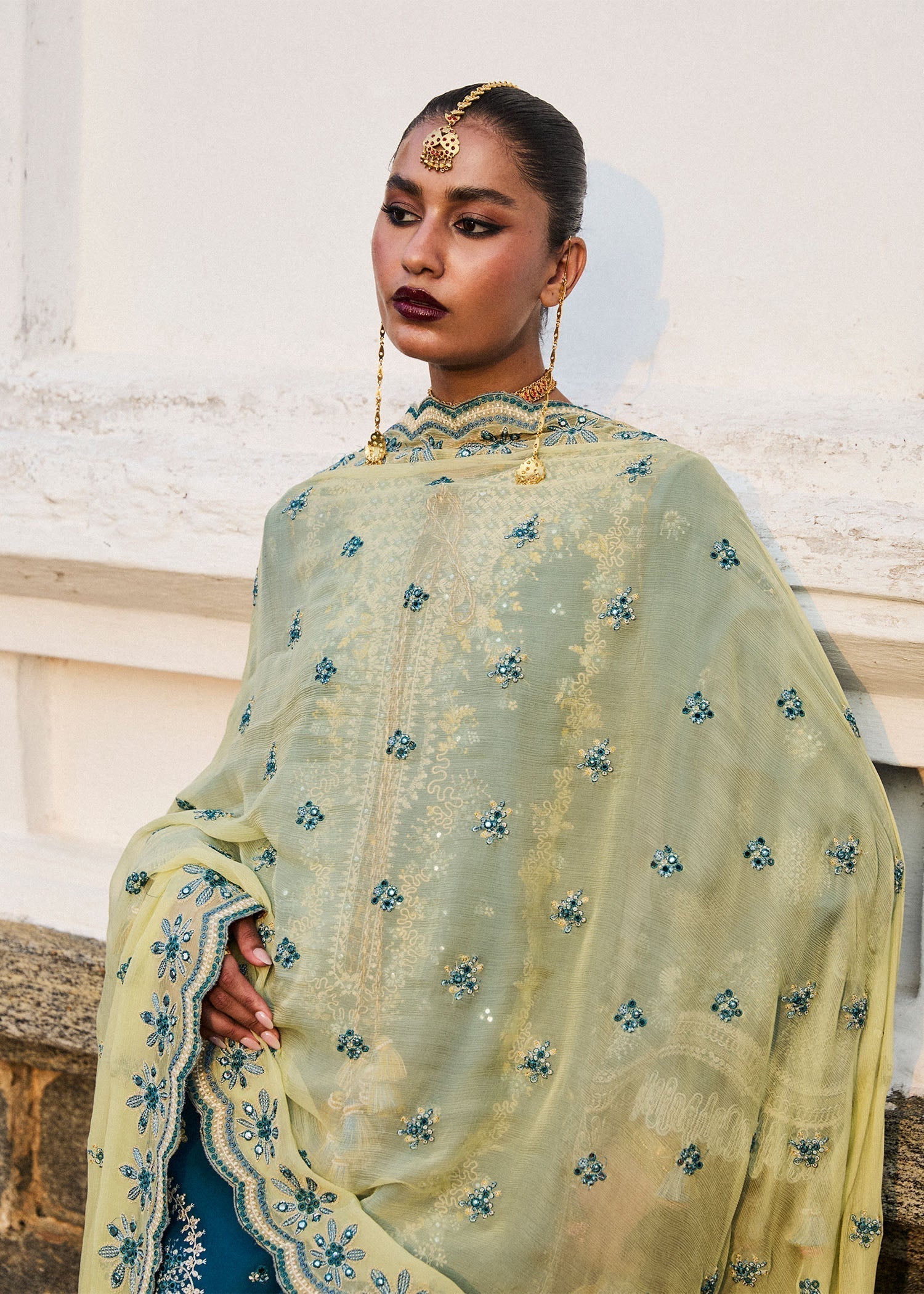 Hussain Rehar | Luxury Lawn 25 | Eupic - House Of Hania