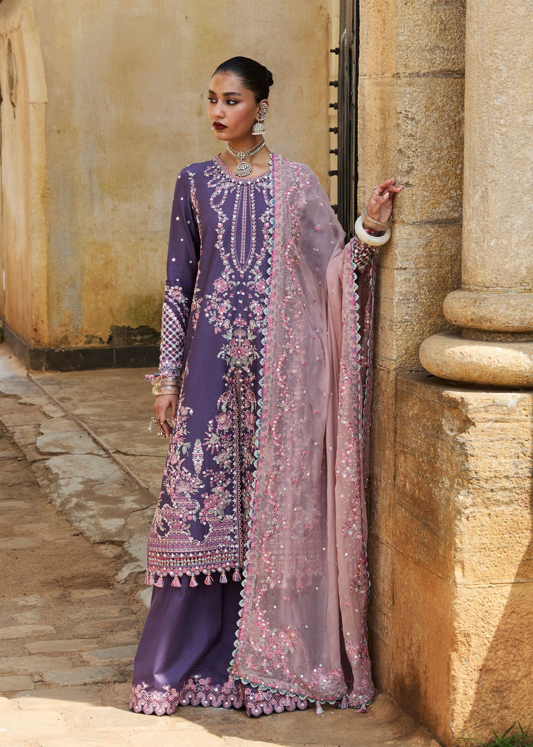Hussain Rehar | Luxury Lawn 25 | Irris - House Of Hania