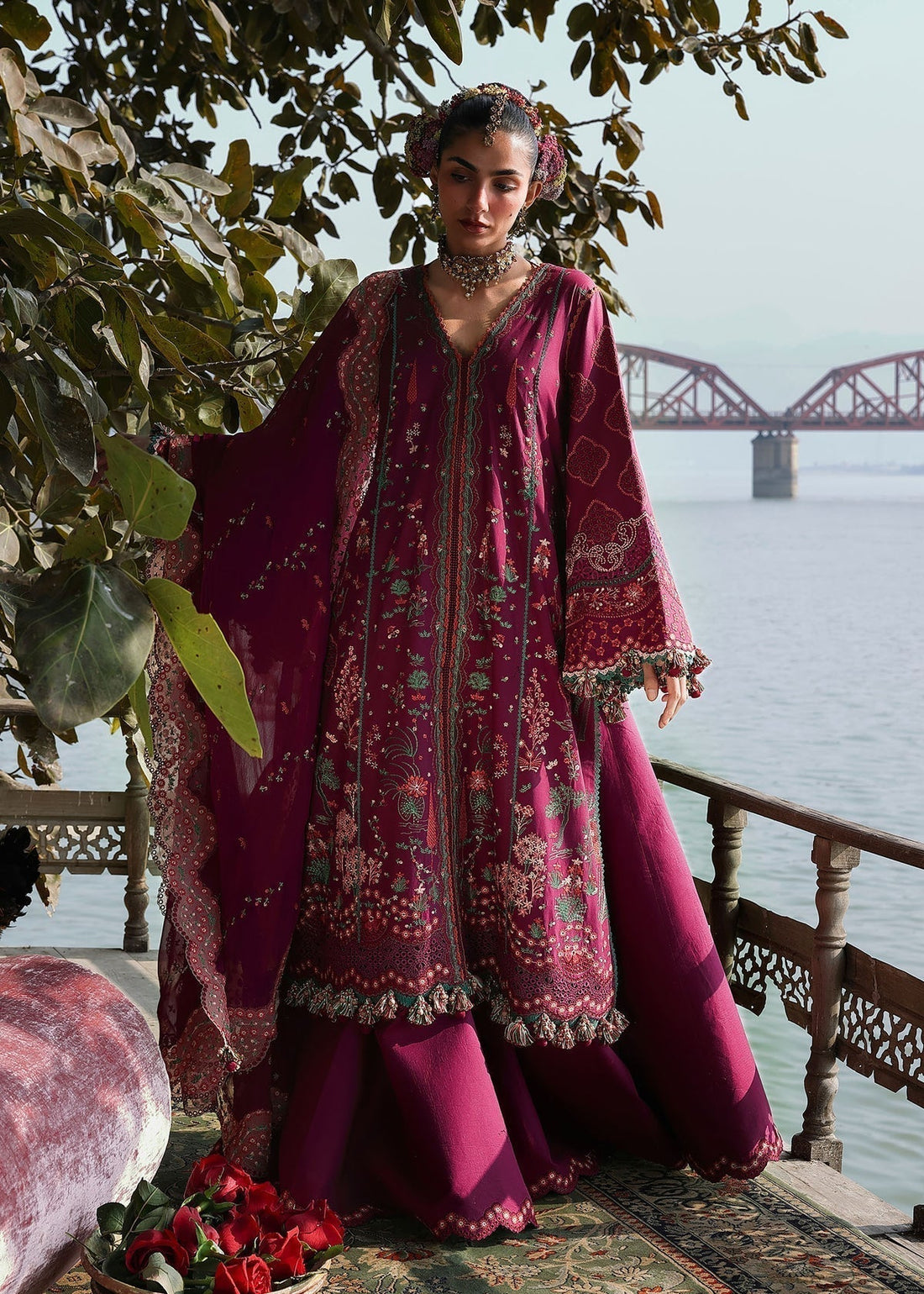 Hussain Rehar | Luxury Lawn 26 Eid Edit | Anjas - House Of Hania