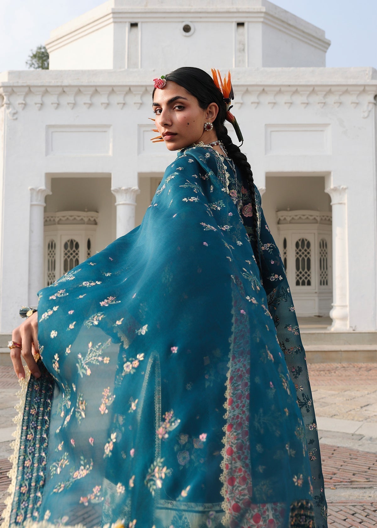 Hussain Rehar | Luxury Lawn 26 Eid Edit | Azraq - House Of Hania