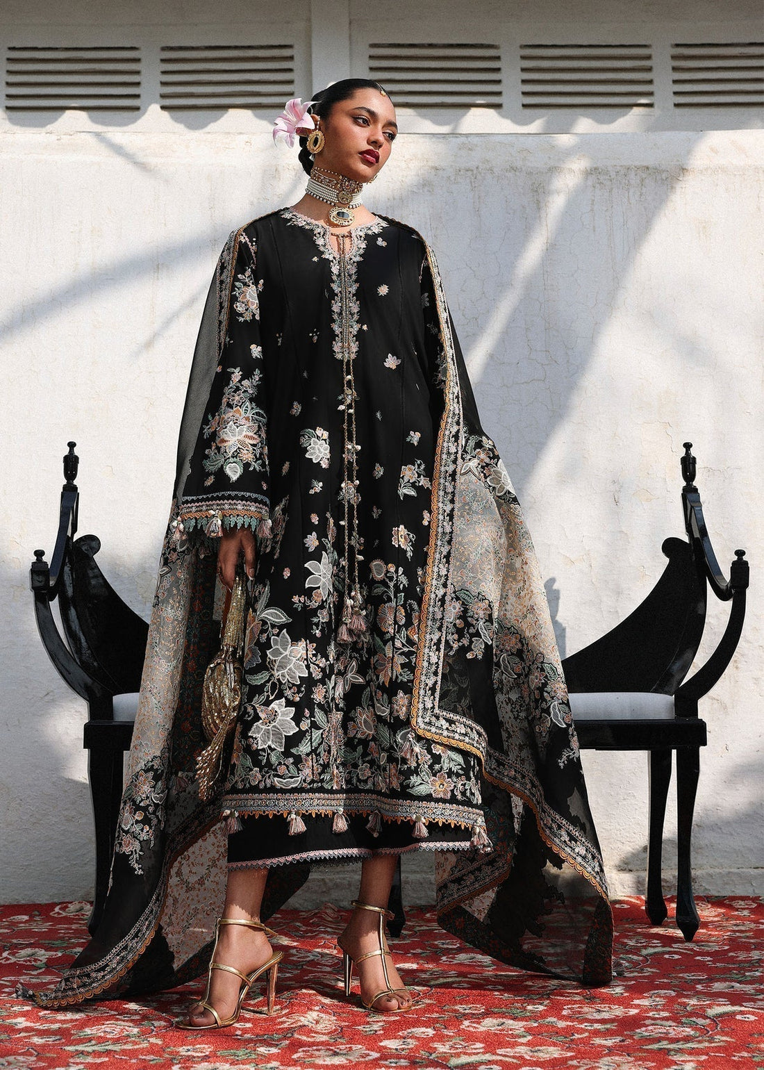 Hussain Rehar | Luxury Lawn 26 Eid Edit | Sable - House Of Hania