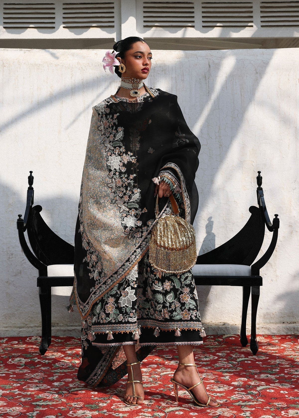 Hussain Rehar | Luxury Lawn 26 Eid Edit | Sable - House Of Hania
