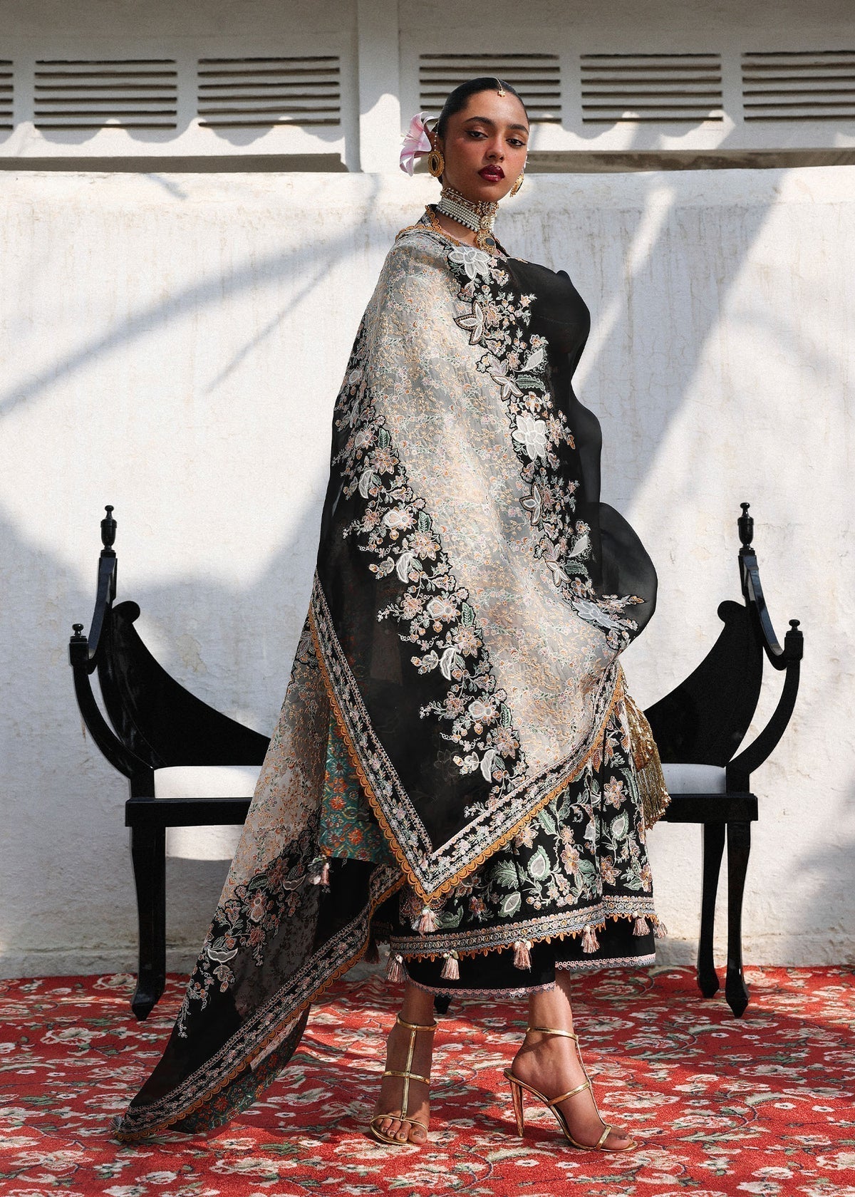 Hussain Rehar | Luxury Lawn 26 Eid Edit | Sable - House Of Hania