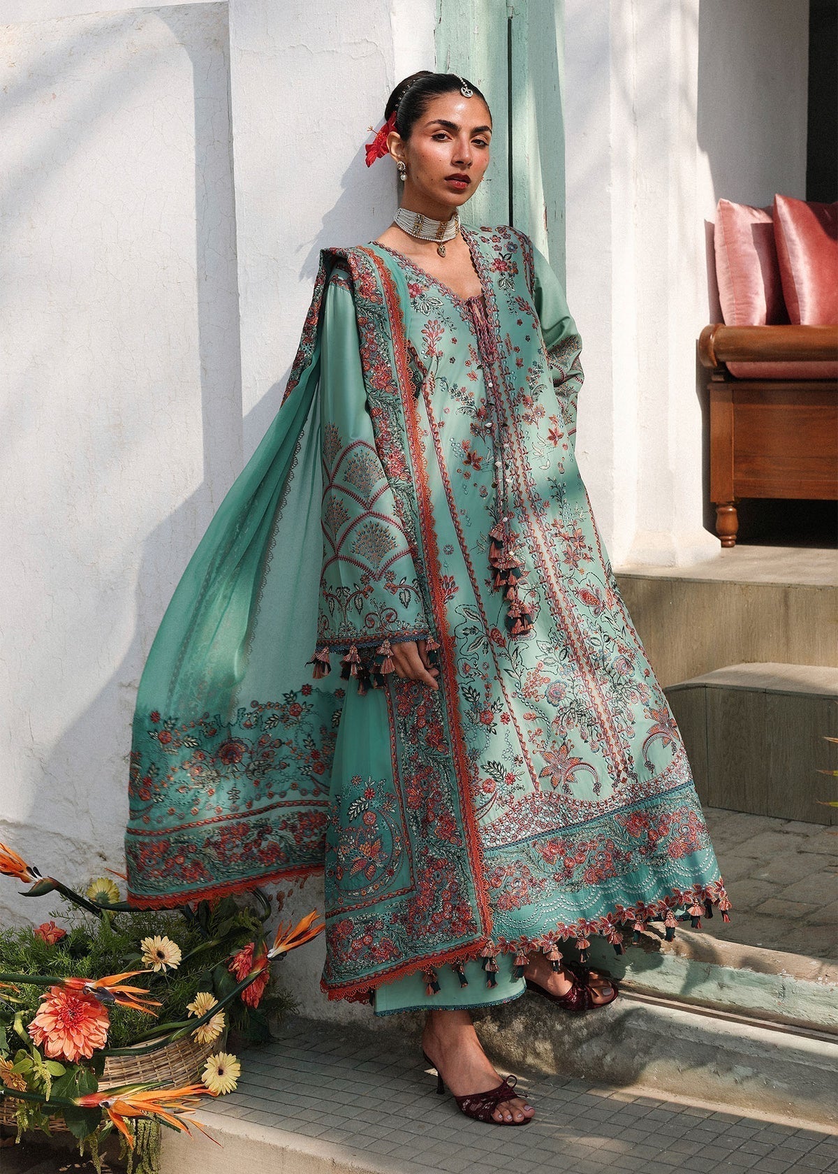 Hussain Rehar | Luxury Lawn 26 Eid Edit | Verdant - House Of Hania