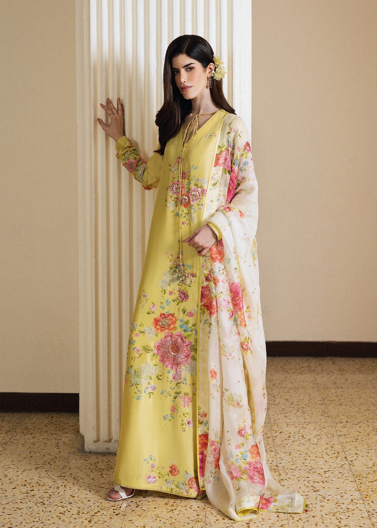 Hussain Rehar | Luxury Pret 26 | Rose Aura - House Of Hania