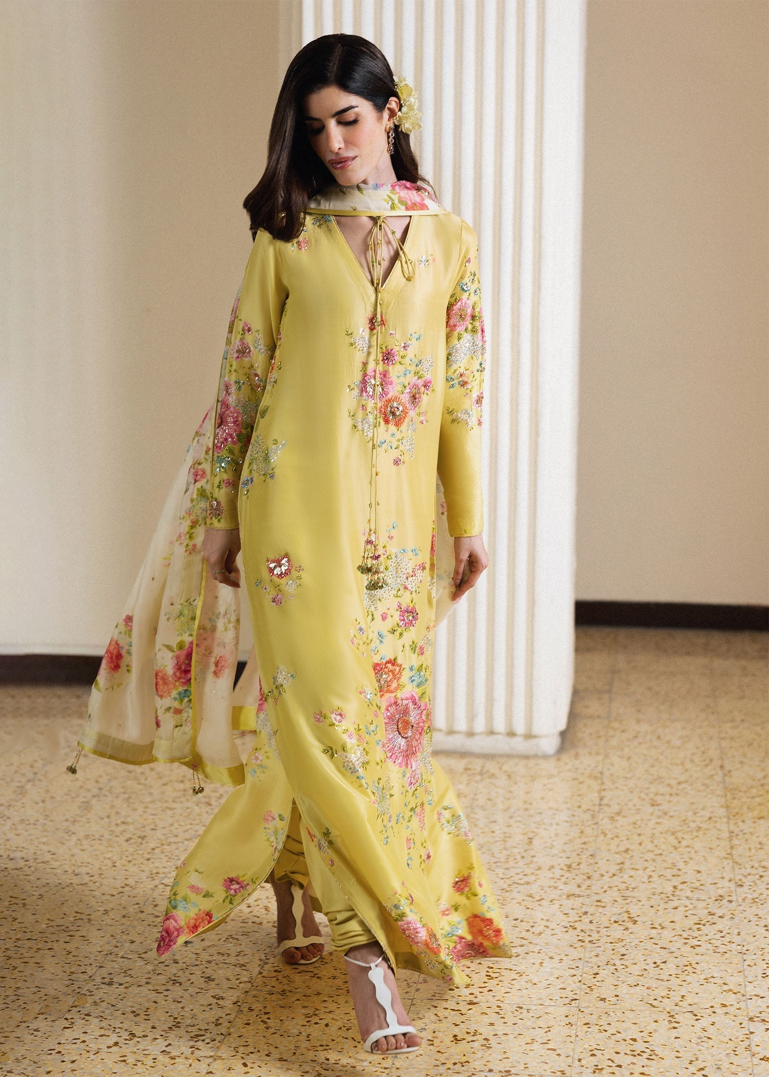 Hussain Rehar | Luxury Pret 26 | Rose Aura - House Of Hania