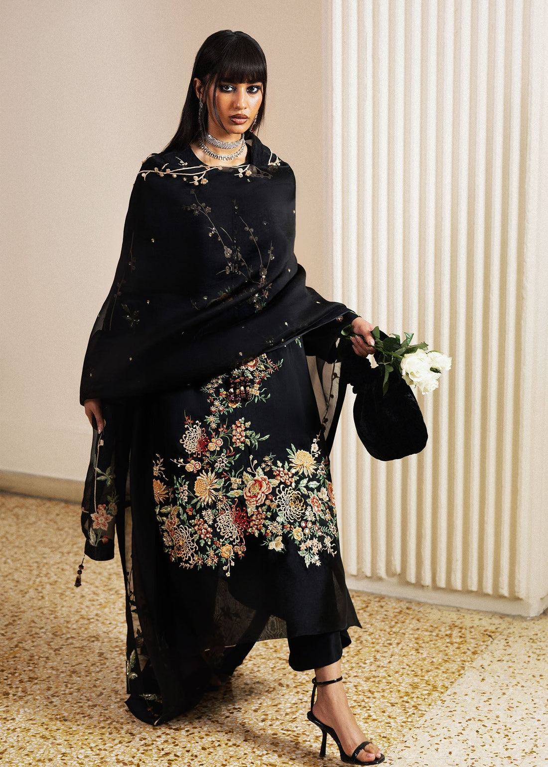 Hussain Rehar | Luxury Pret 26 | Sitara Noir - House Of Hania