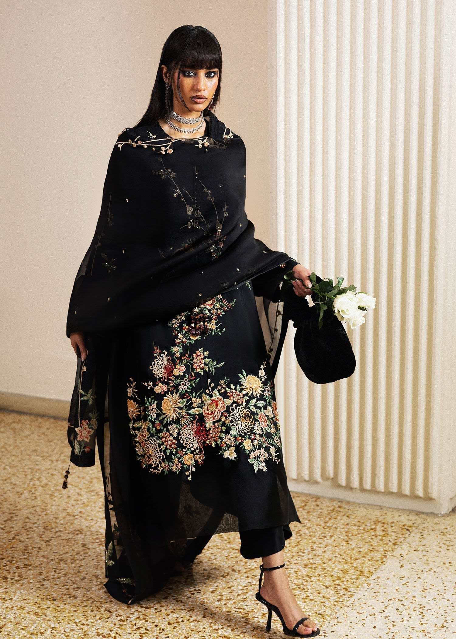 Hussain Rehar | Luxury Pret 26 | Sitara Noir - House Of Hania