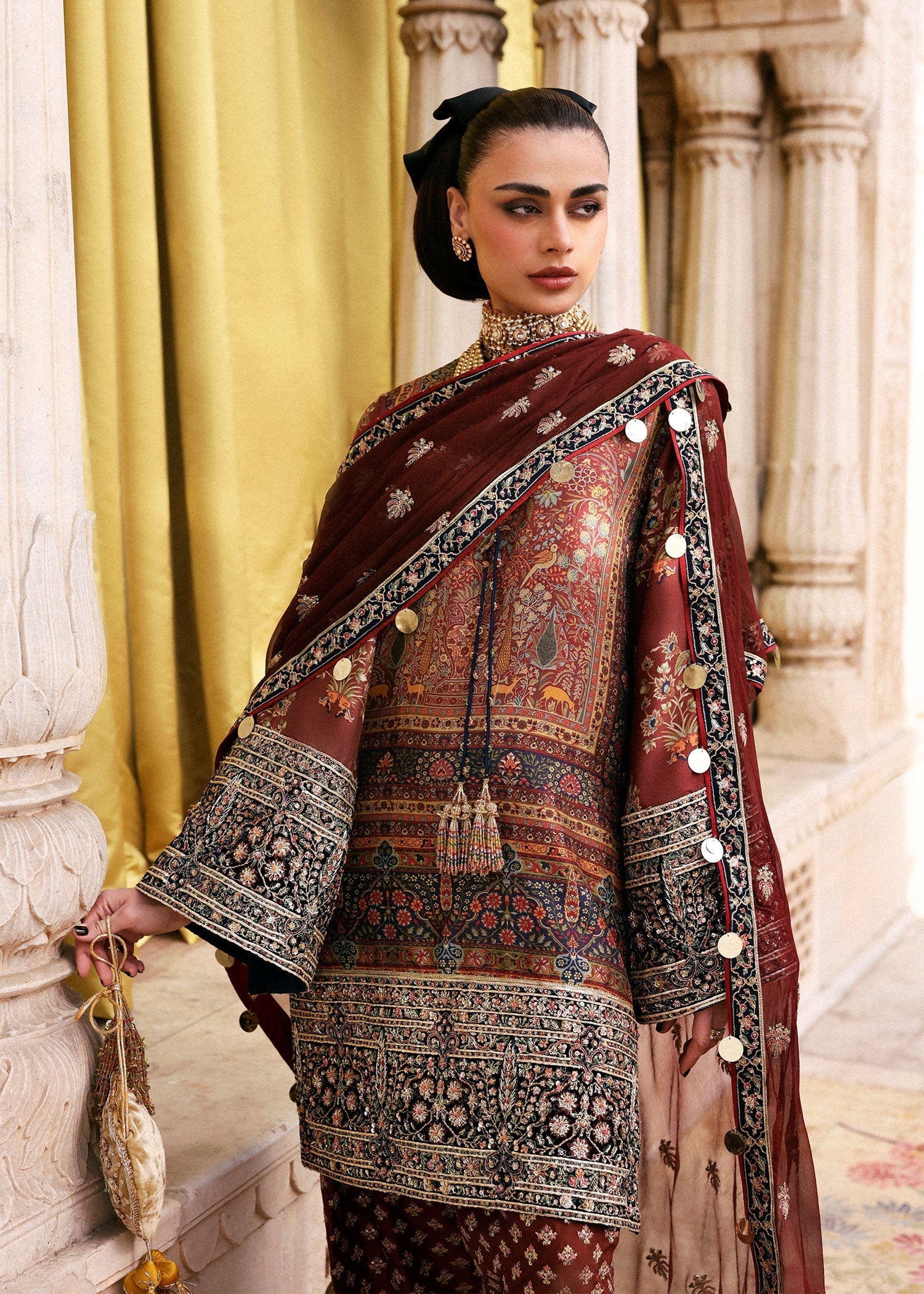 Hussain Rehar | Luxury Pret AW 25 | Brickelle - House Of Hania