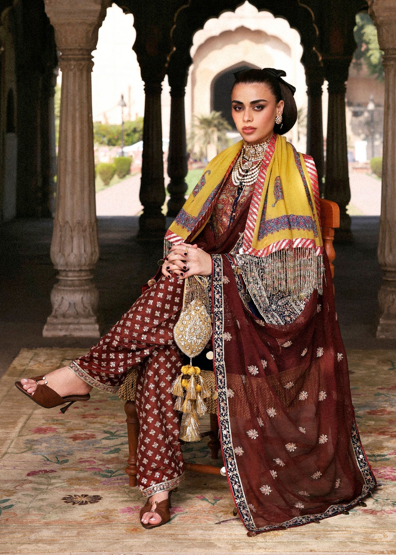 Hussain Rehar | Luxury Pret AW 25 | Brickelle - House Of Hania