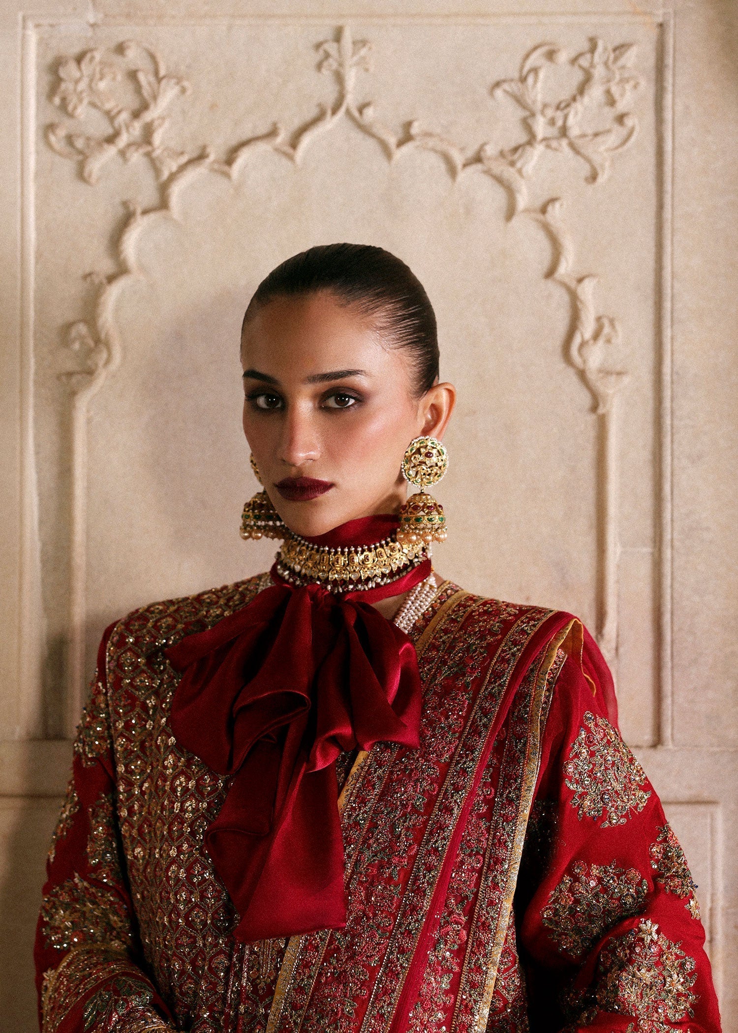 Hussain Rehar | Luxury Pret AW 25 | Crimselle - House Of Hania