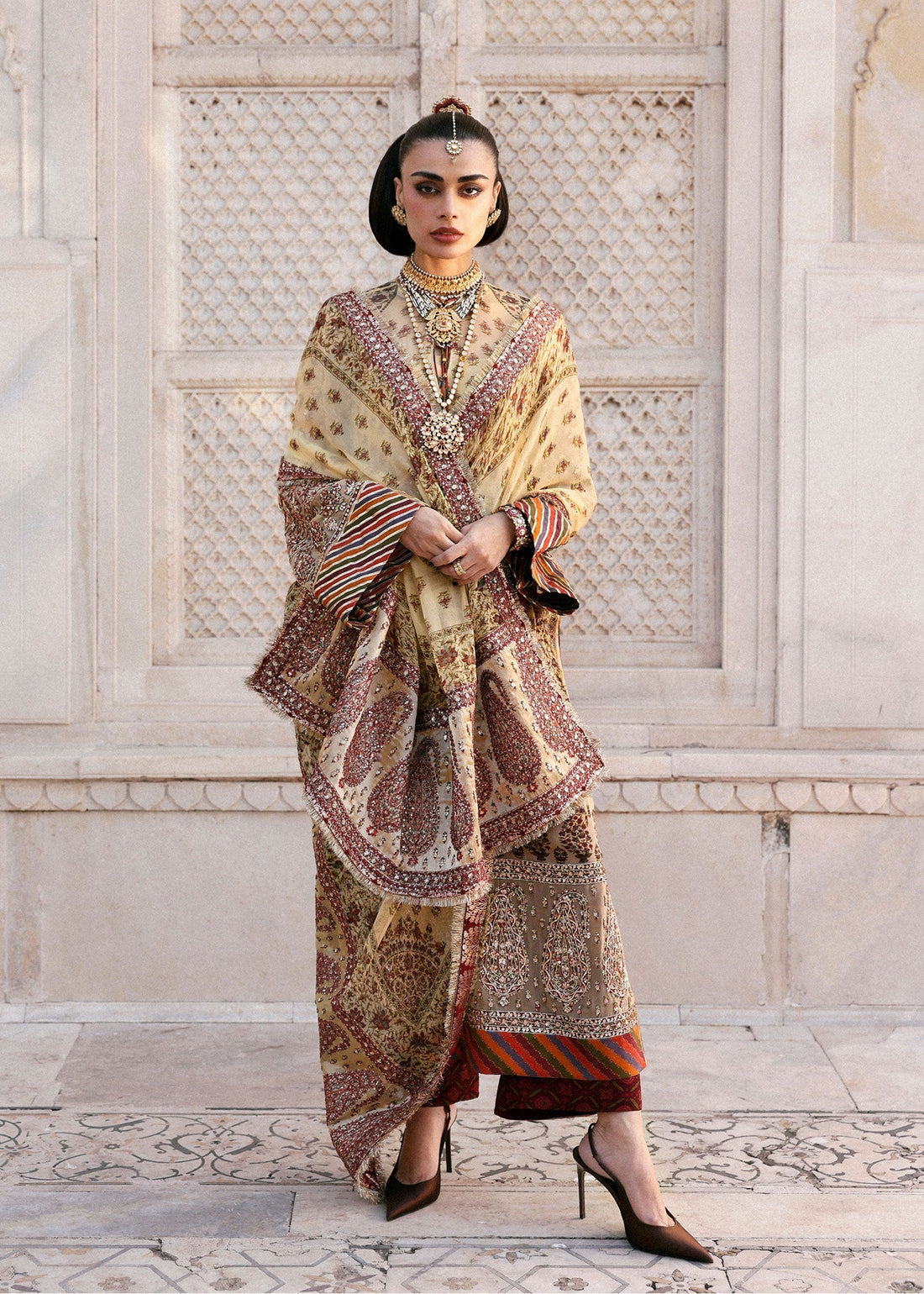 Hussain Rehar | Luxury Pret AW 25 | Marigale - House Of Hania