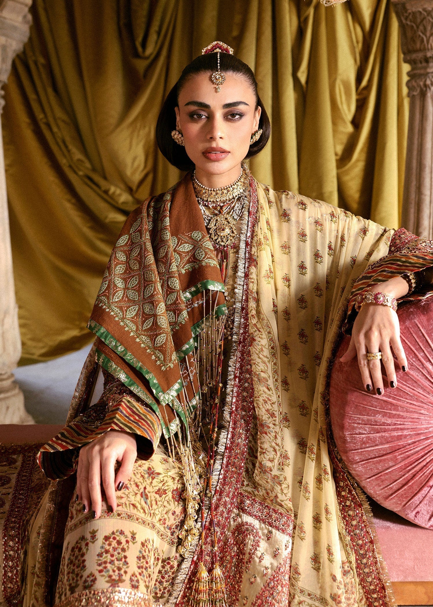 Hussain Rehar | Luxury Pret AW 25 | Marigale - House Of Hania