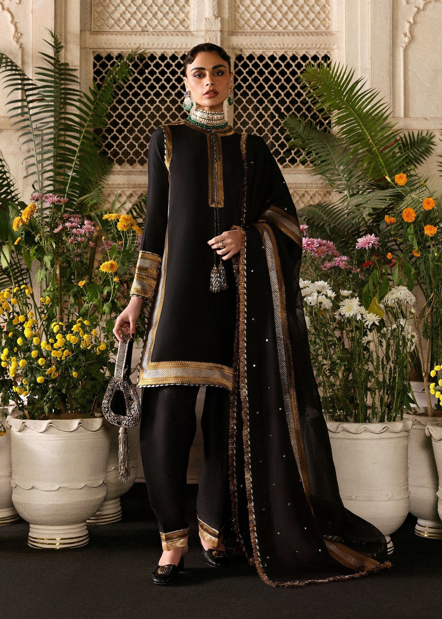Hussain Rehar | Luxury Pret AW 25 | Noctira - House Of Hania