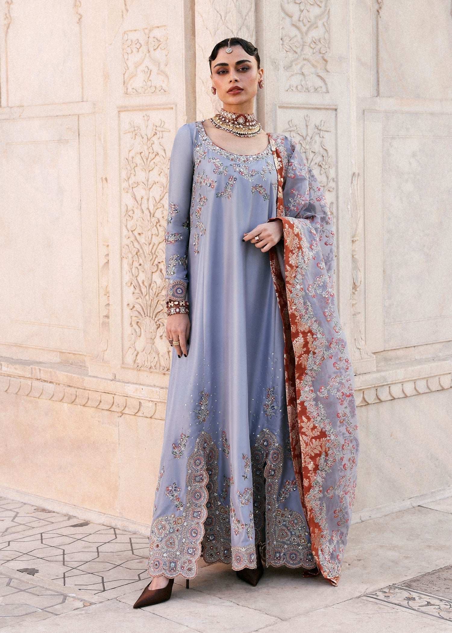 Hussain Rehar | Luxury Pret AW 25 | Periwina - House Of Hania