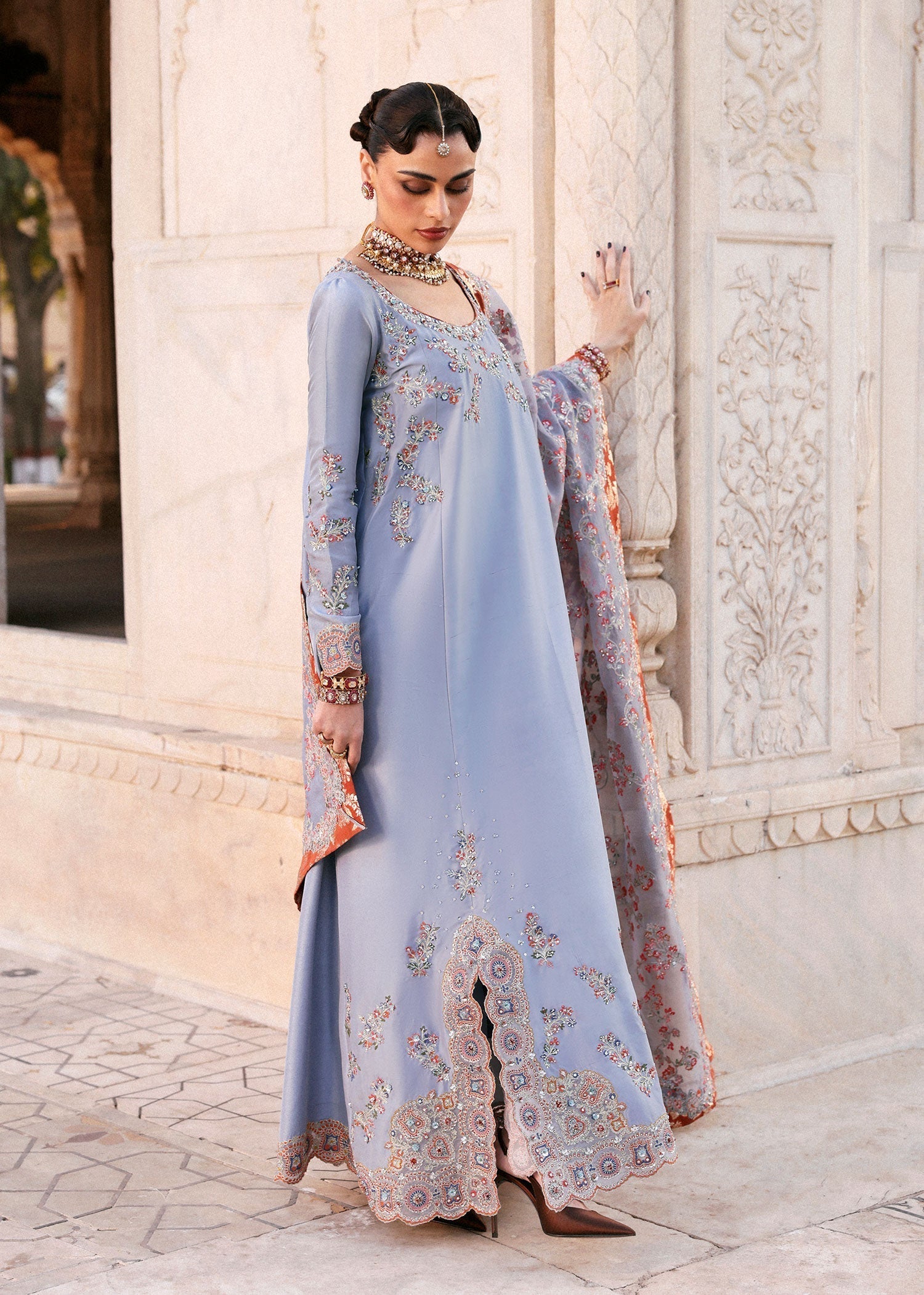 Hussain Rehar | Luxury Pret AW 25 | Periwina - House Of Hania