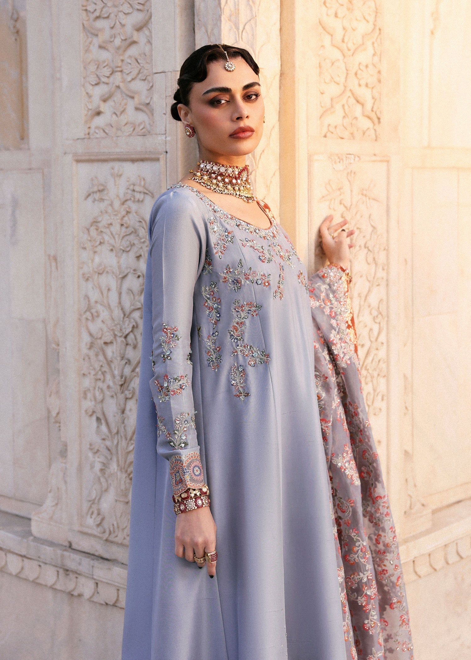 Hussain Rehar | Luxury Pret AW 25 | Periwina - House Of Hania