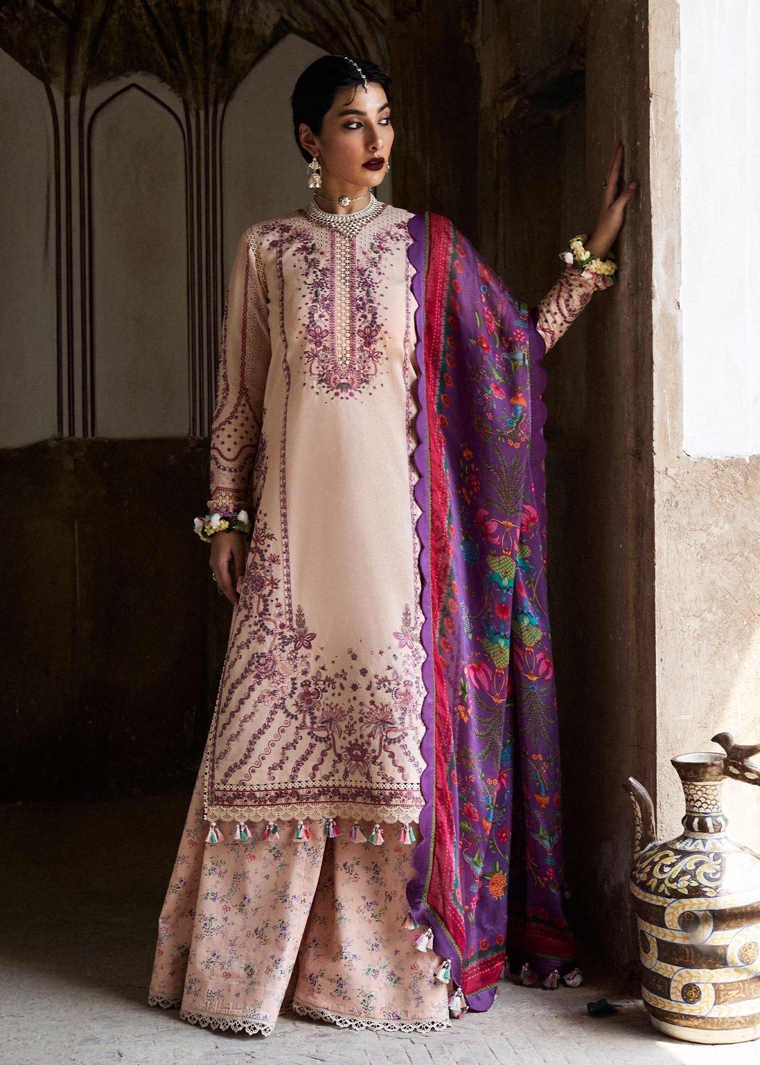 Hussain Rehar | Nirmal SS 25 | Lehr - House Of Hania