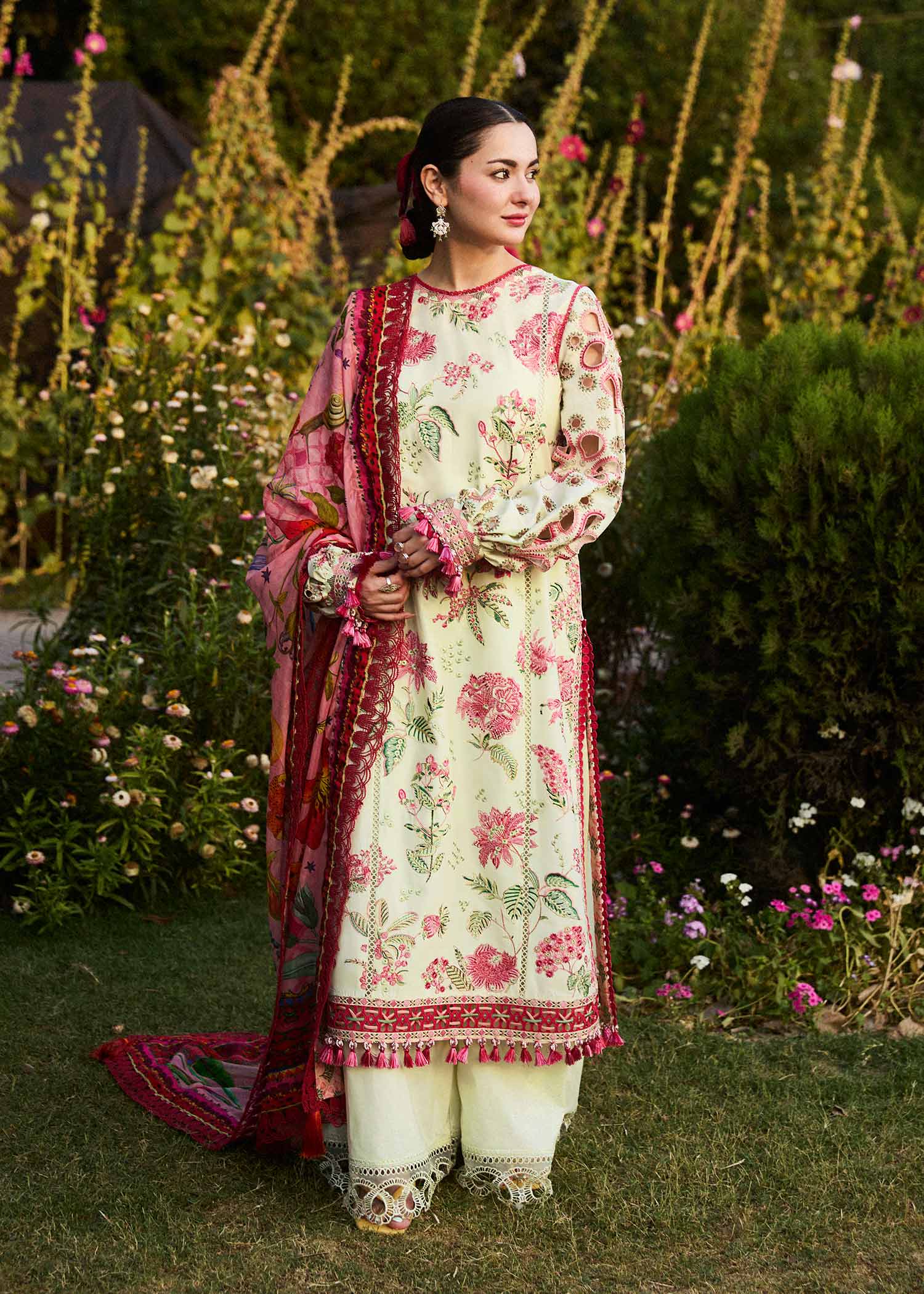 Hussain Rehar | SS Lawn 24 | Gleam - House Of Hania