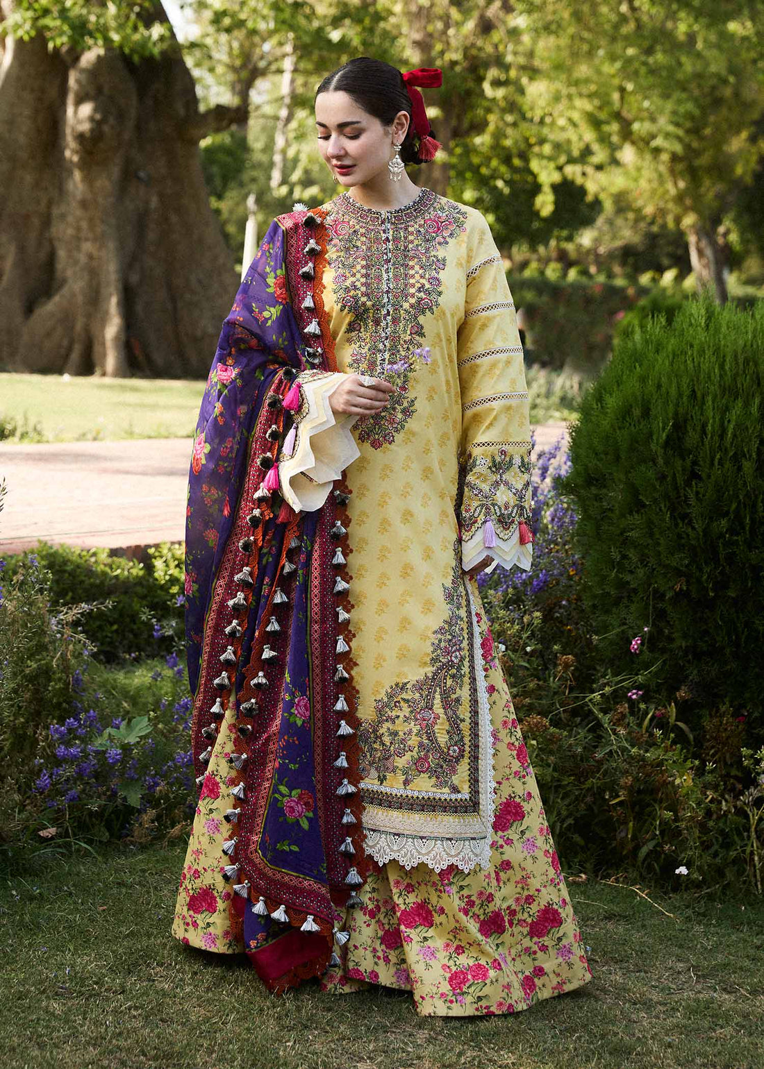 Hussain Rehar | SS Lawn 24 | Opal - House Of Hania