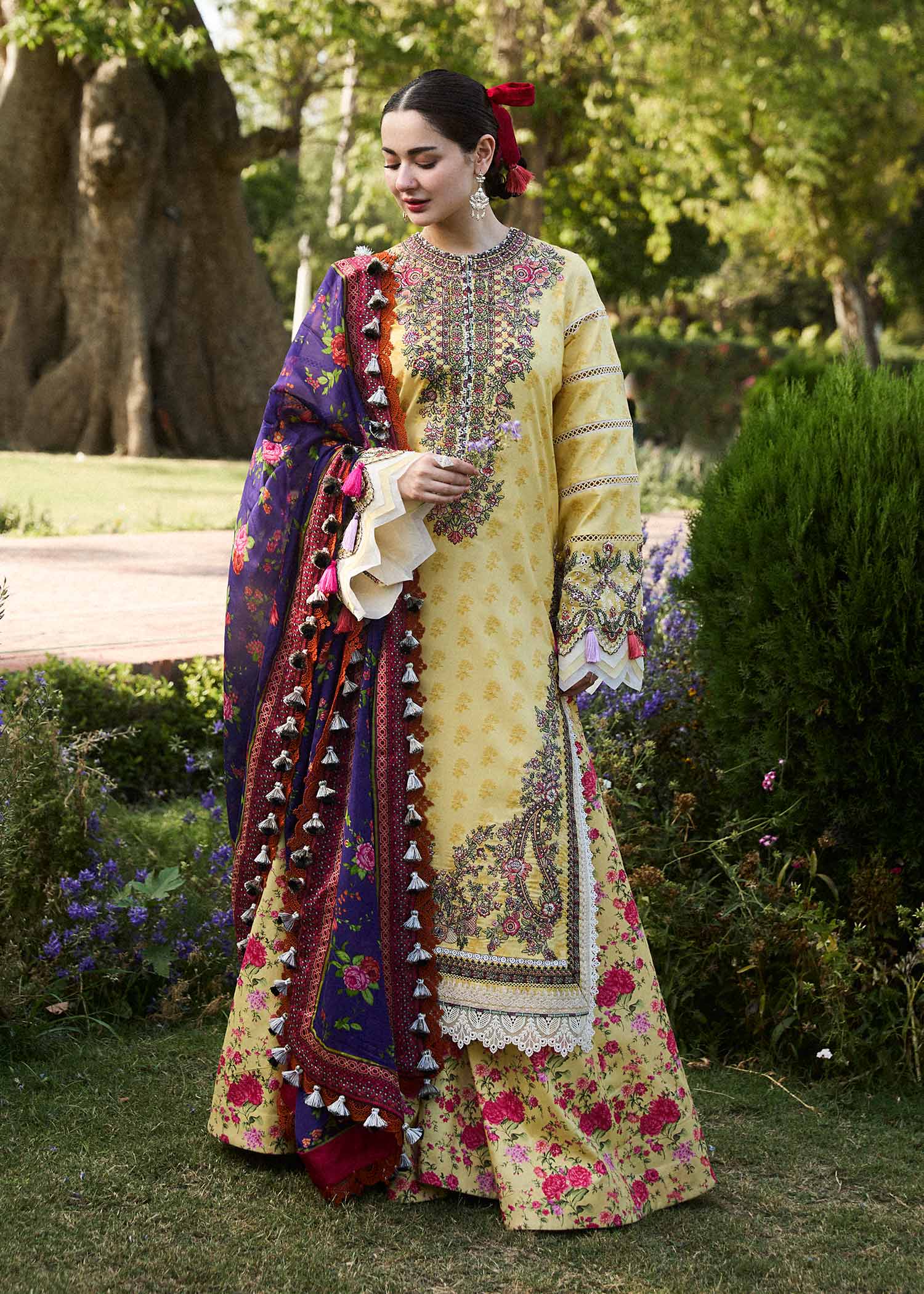 Hussain Rehar | SS Lawn 24 | Opal - House Of Hania