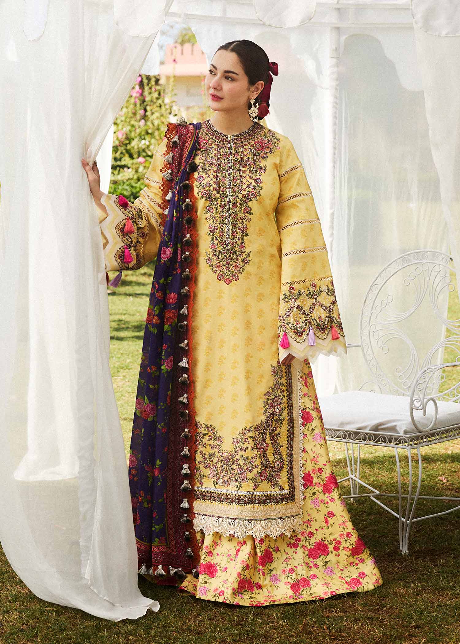 Hussain Rehar | SS Lawn 24 | Opal - House Of Hania