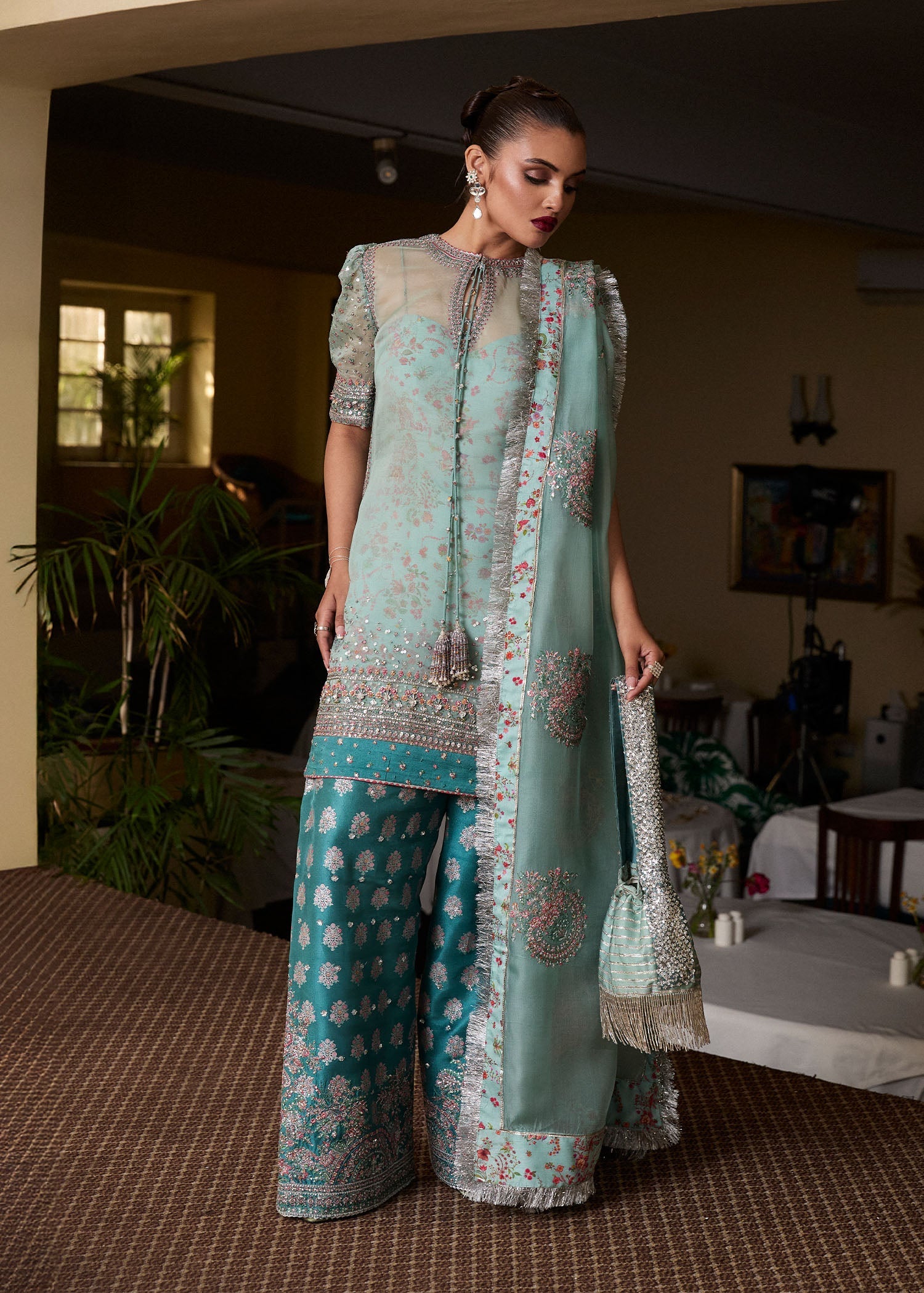 Hussain Rehar | SS Luxury Pret'25 | Artes - House Of Hania