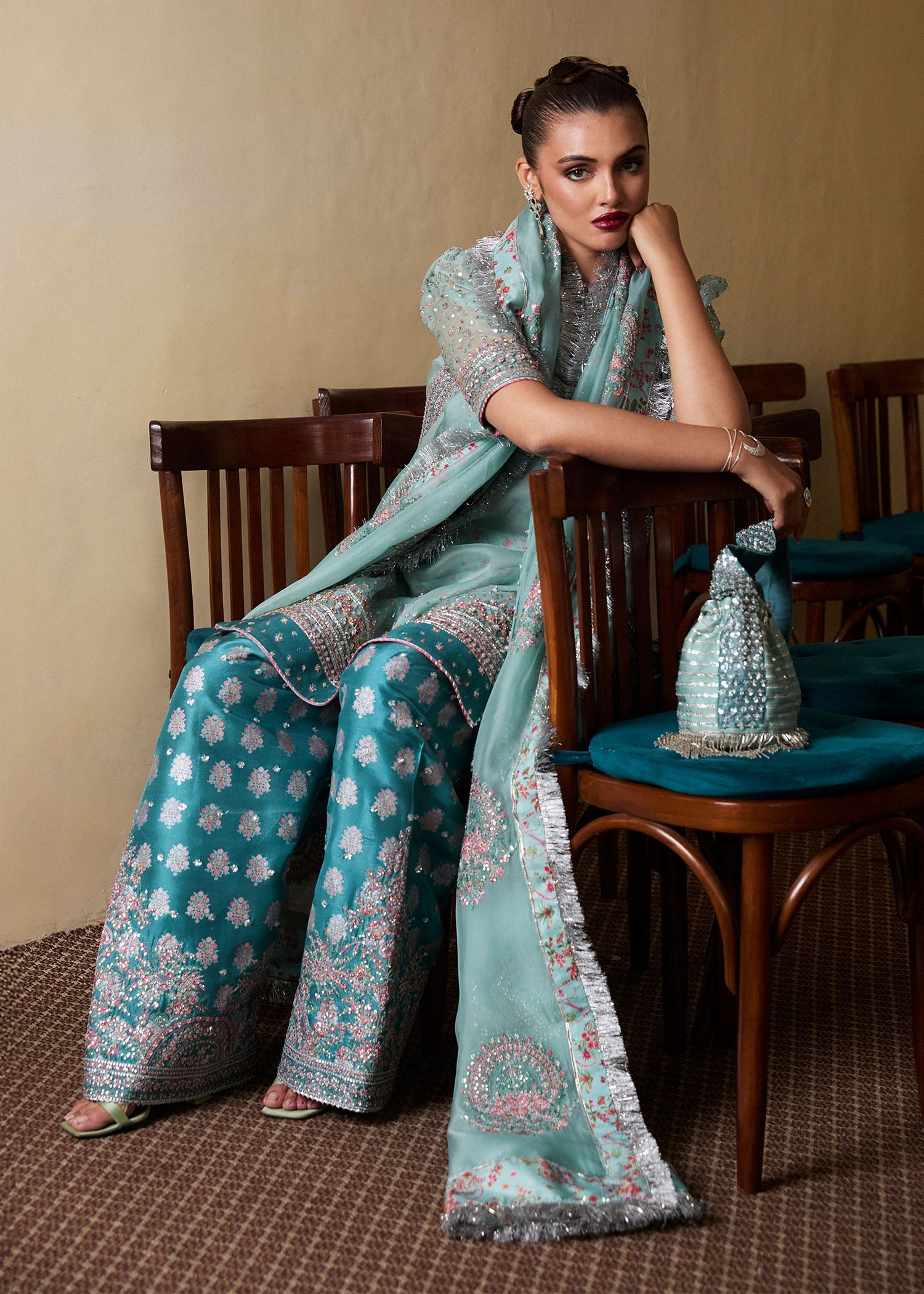 Hussain Rehar | SS Luxury Pret'25 | Artes - House Of Hania